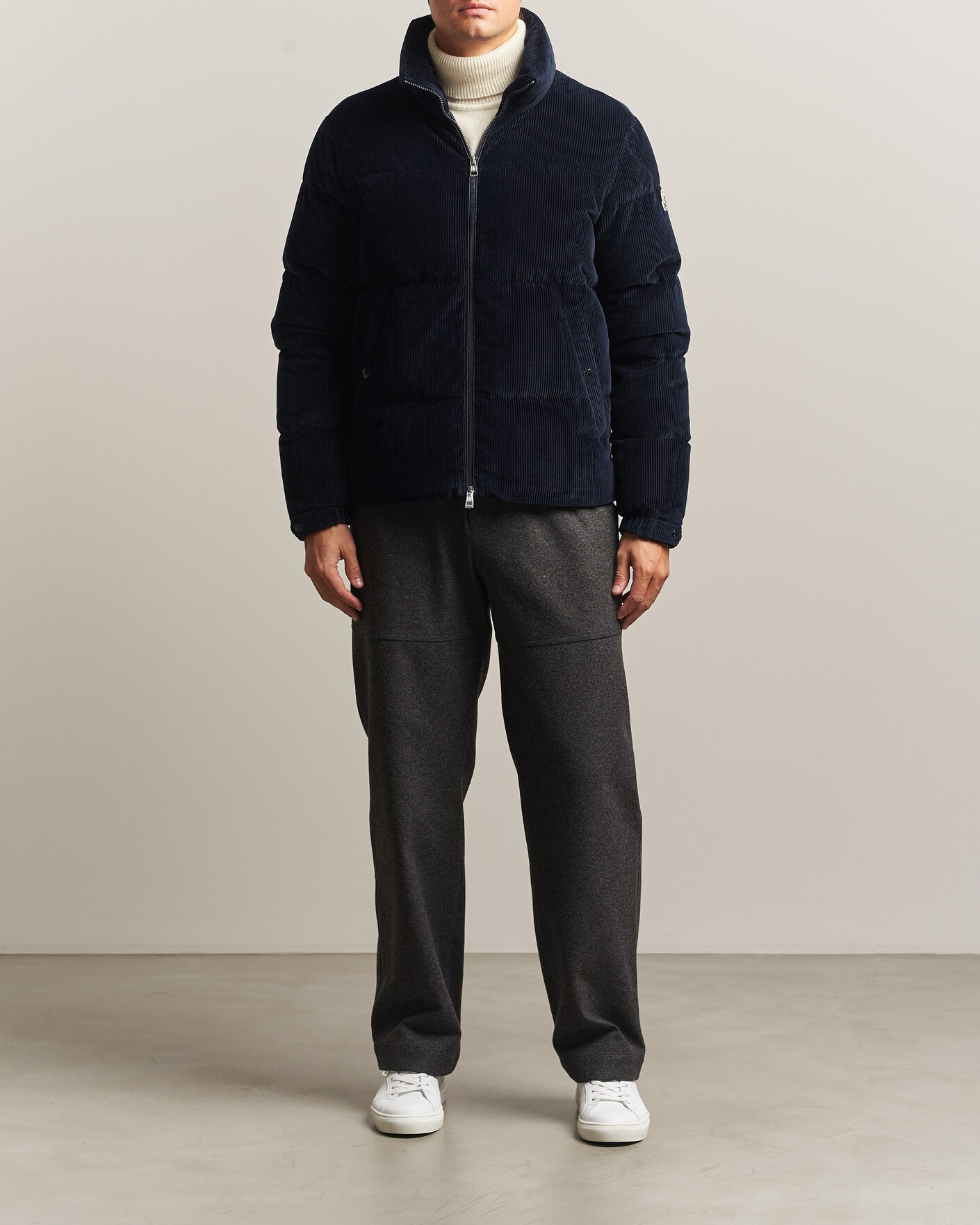 Herre | Jakker | Moncler | Esparron Corduroy Jacket Navy
