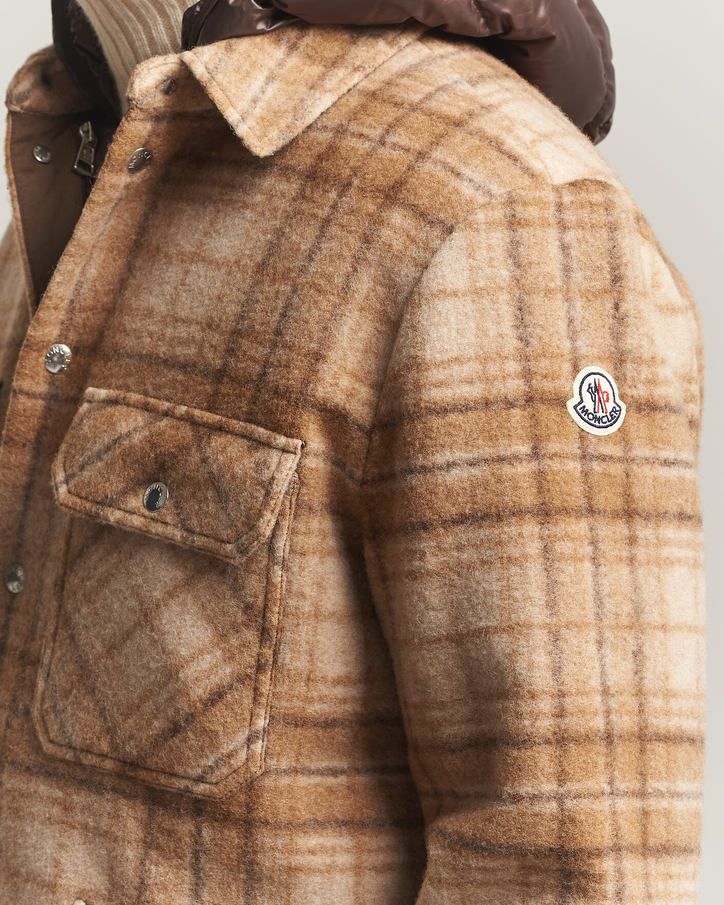 Herre | Jakker | Moncler | Nyvalin Shirt Jacket Brown Check