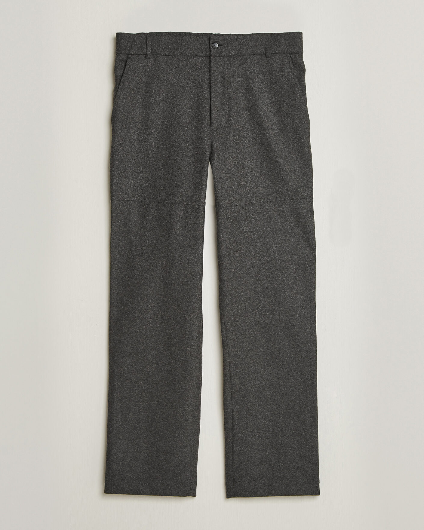 Herre | Bukser | Moncler | Flannel Trousers Charcoal