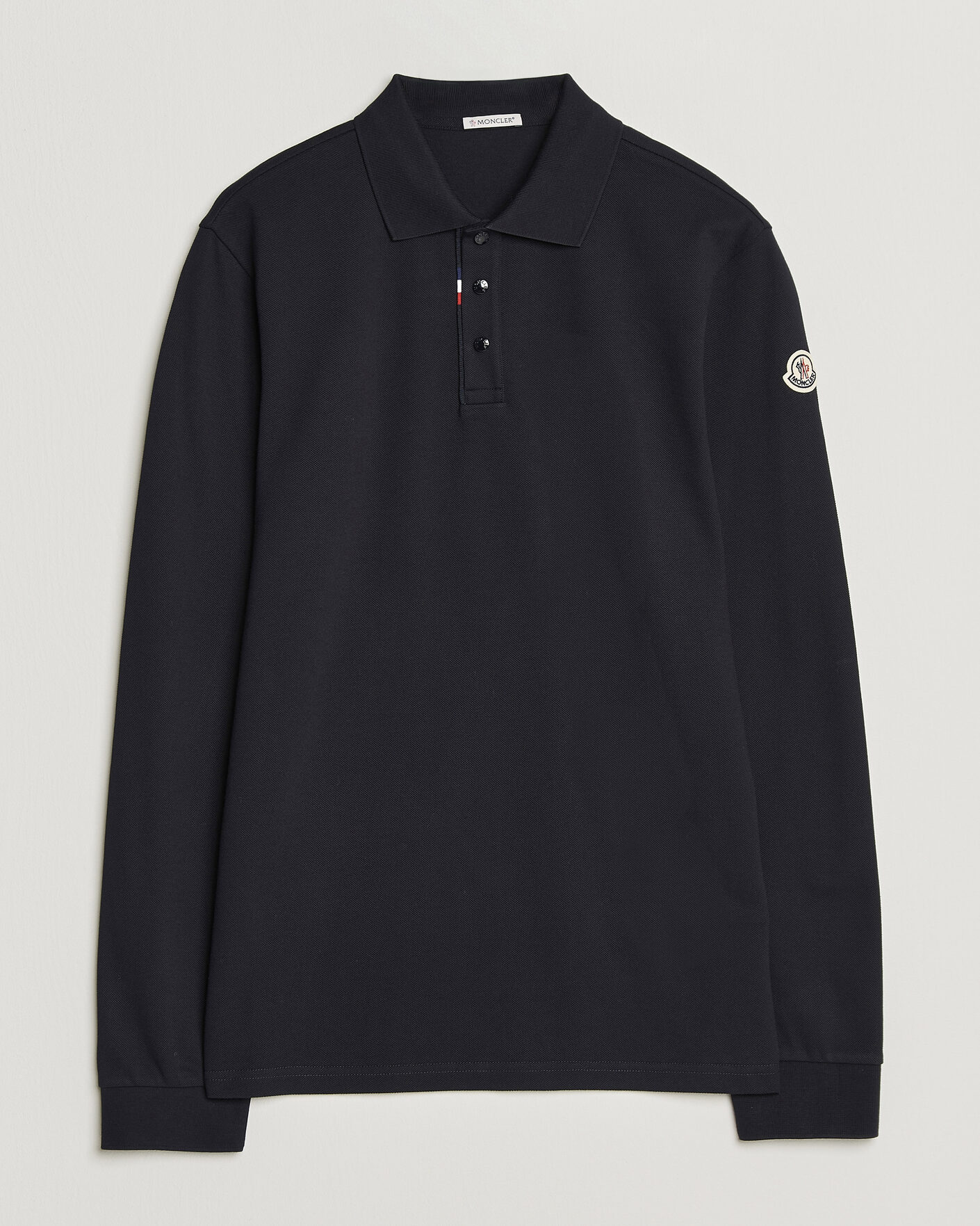 Herre | Pikéer | Moncler | Long Sleeve Polo Navy