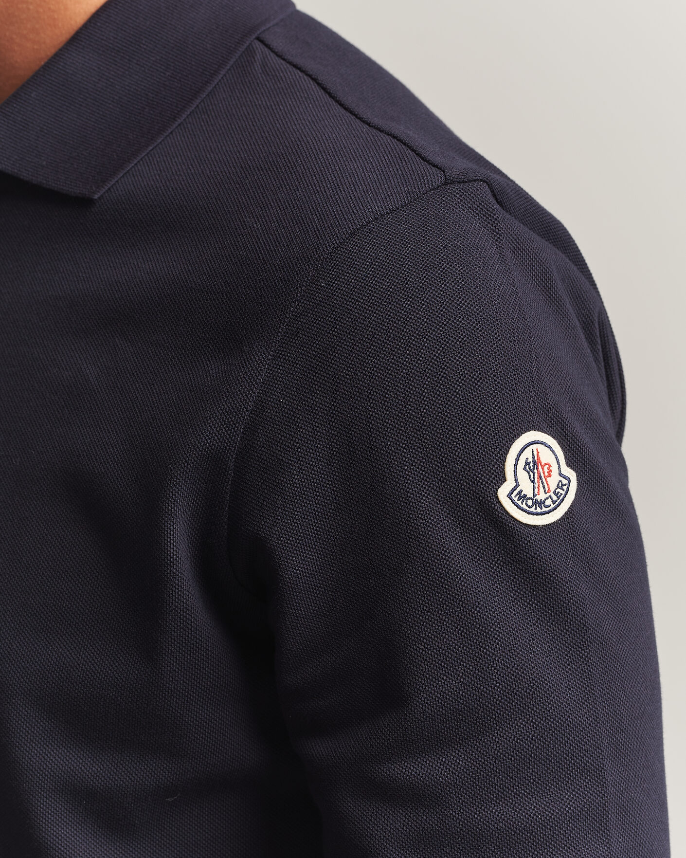 Herre | Pikéer | Moncler | Long Sleeve Polo Navy