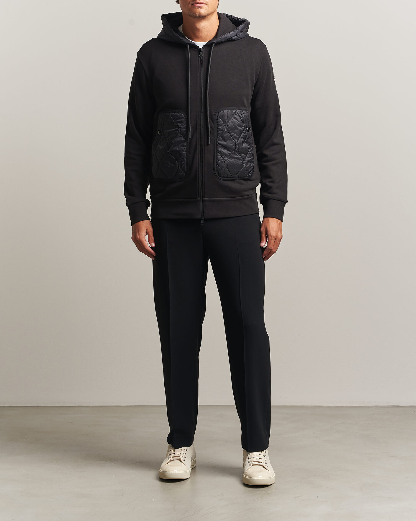 Herre | Gensere | Moncler | Full Zip Hoodie Black
