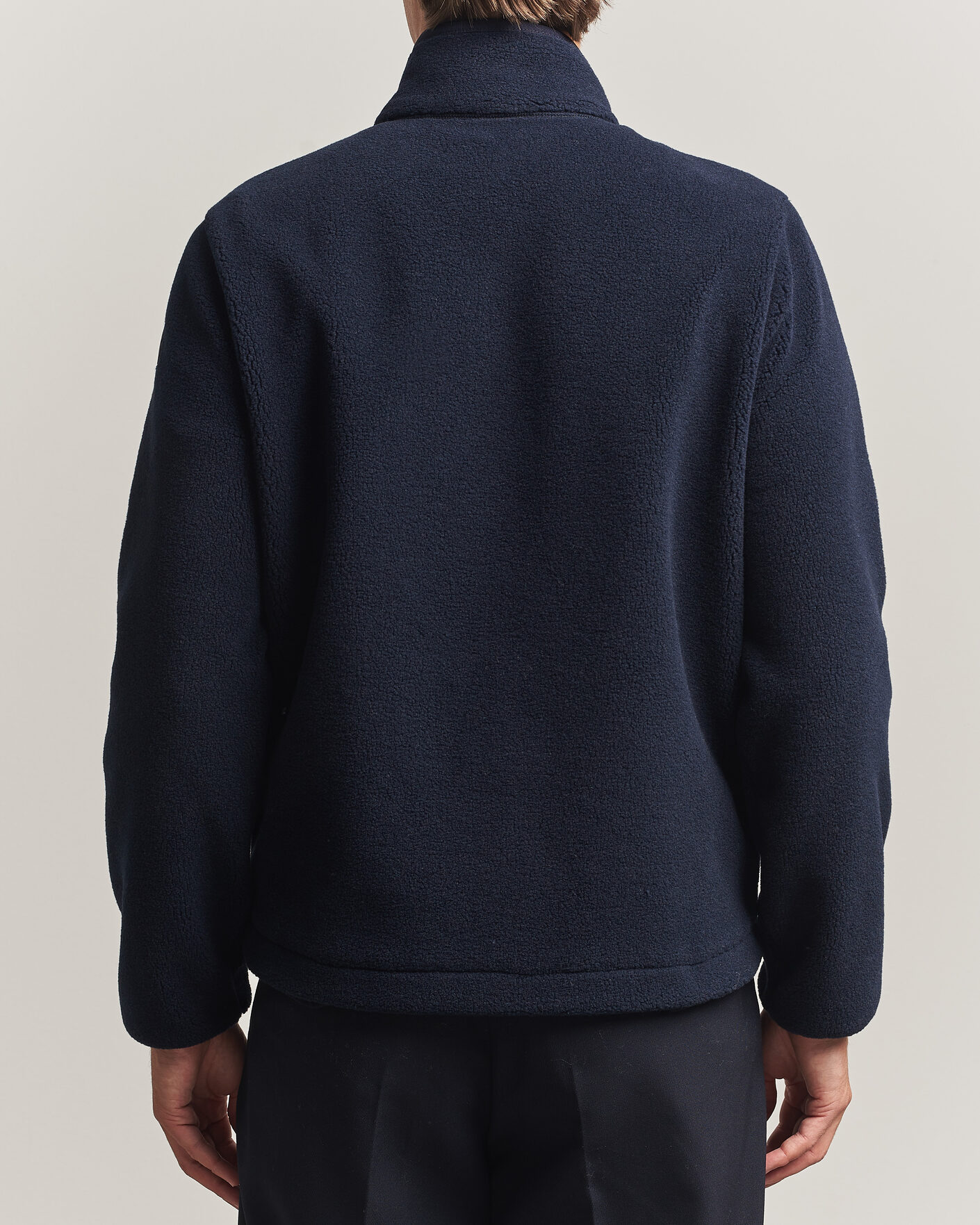 Herre | Gensere | Moncler | Full Zip Fleece Navy