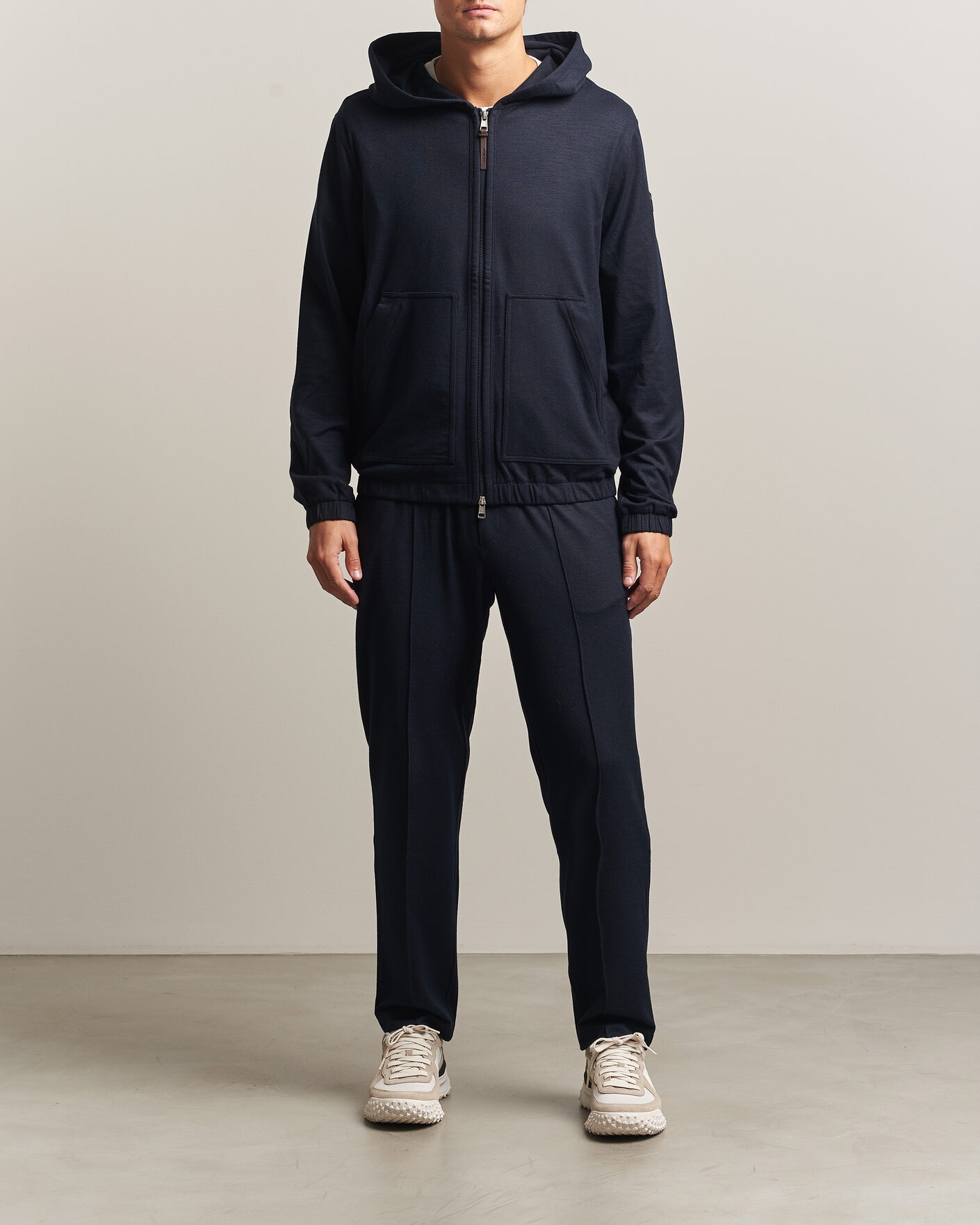 Herre | Bukser | Moncler | Flannel Joggers Navy