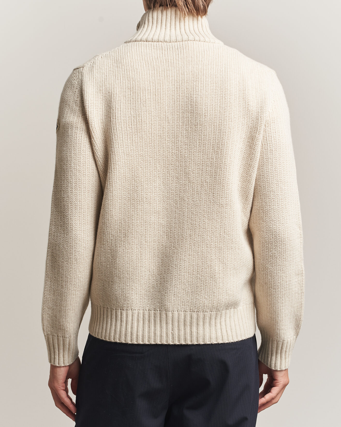 Herre | Gensere | Moncler | Full Zip Cardigan Light Beige