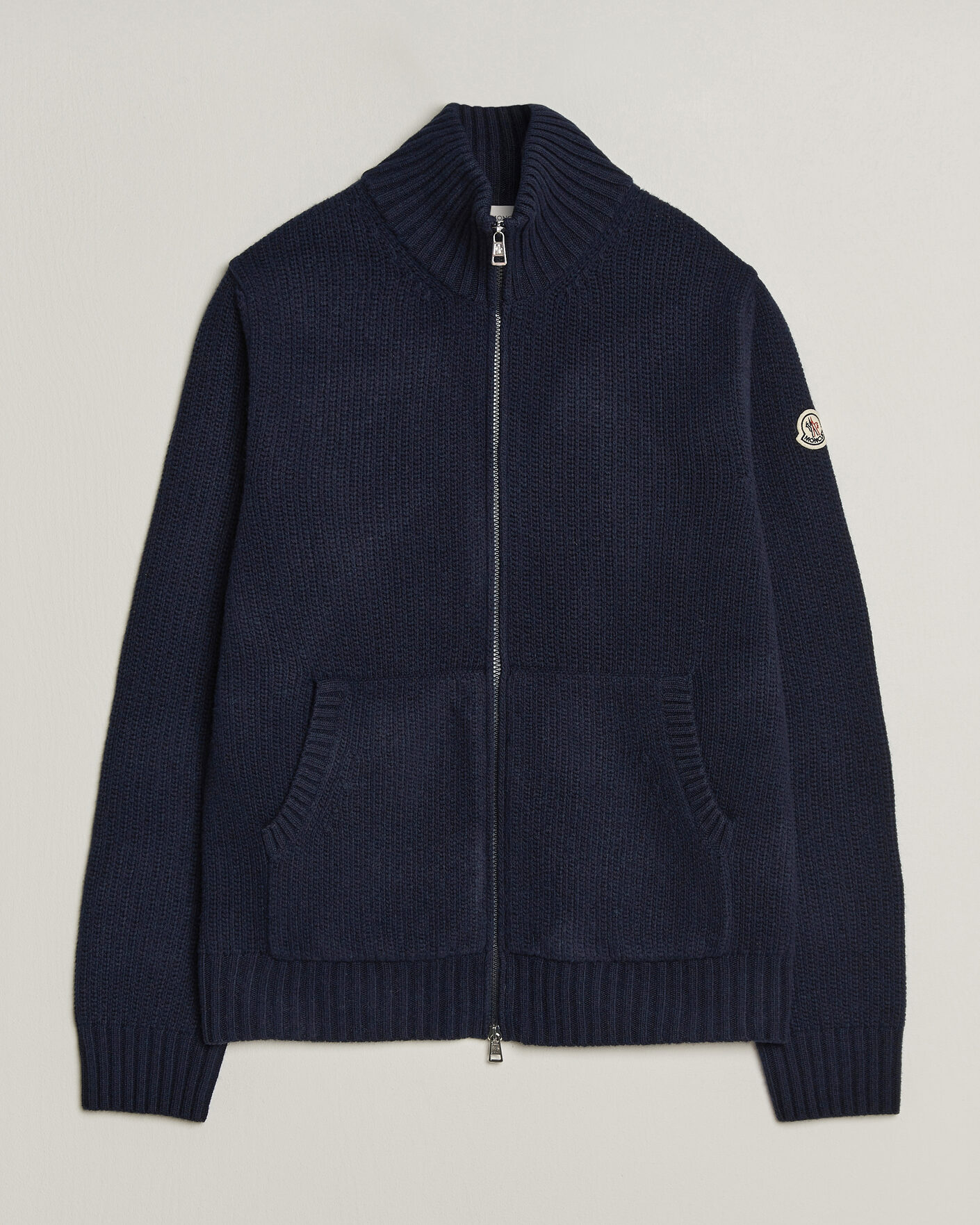 Herre | Gensere | Moncler | Full Zip Cardigan Navy