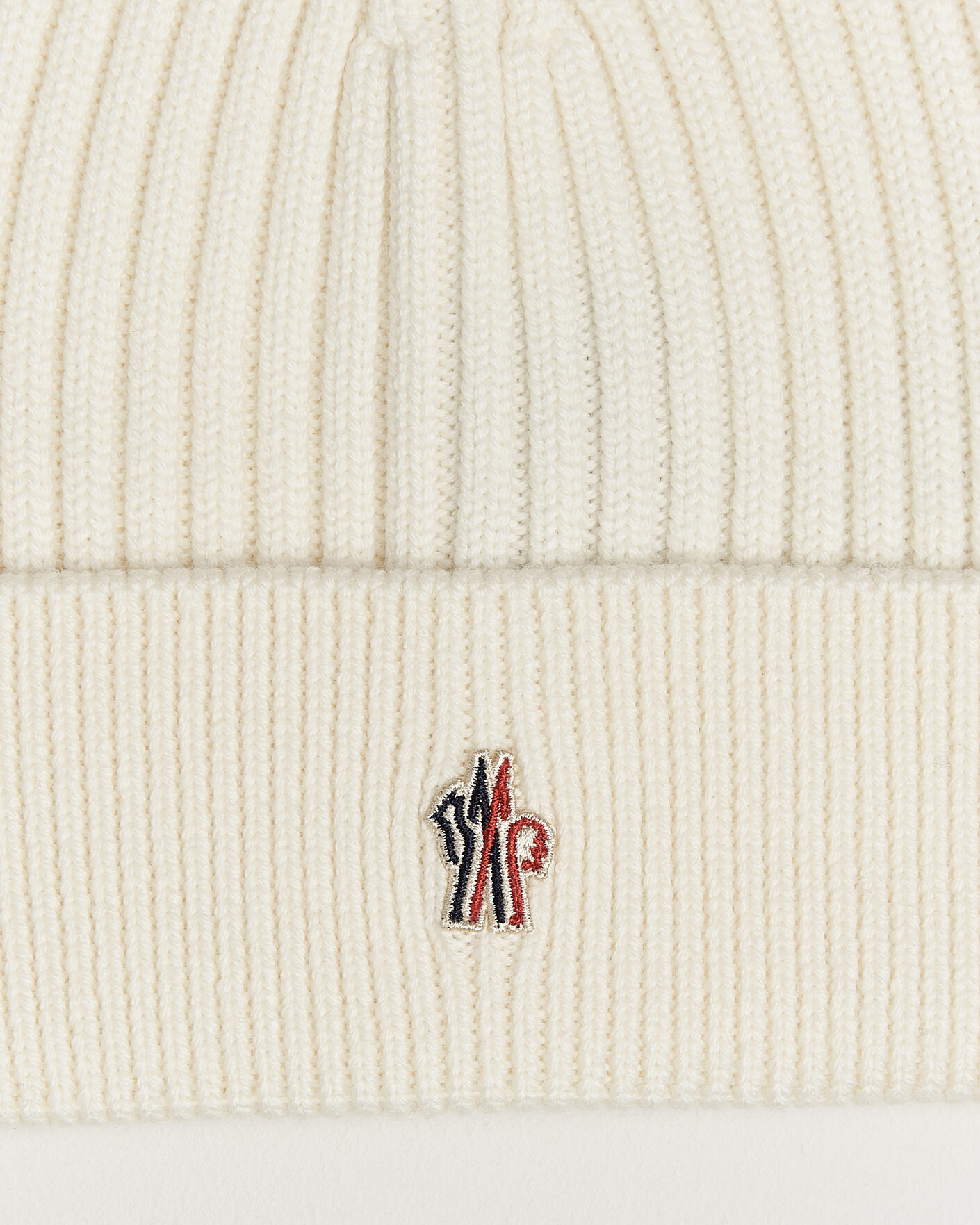 Herre | Luer | Moncler Grenoble | Rib Wool Beanie Off White