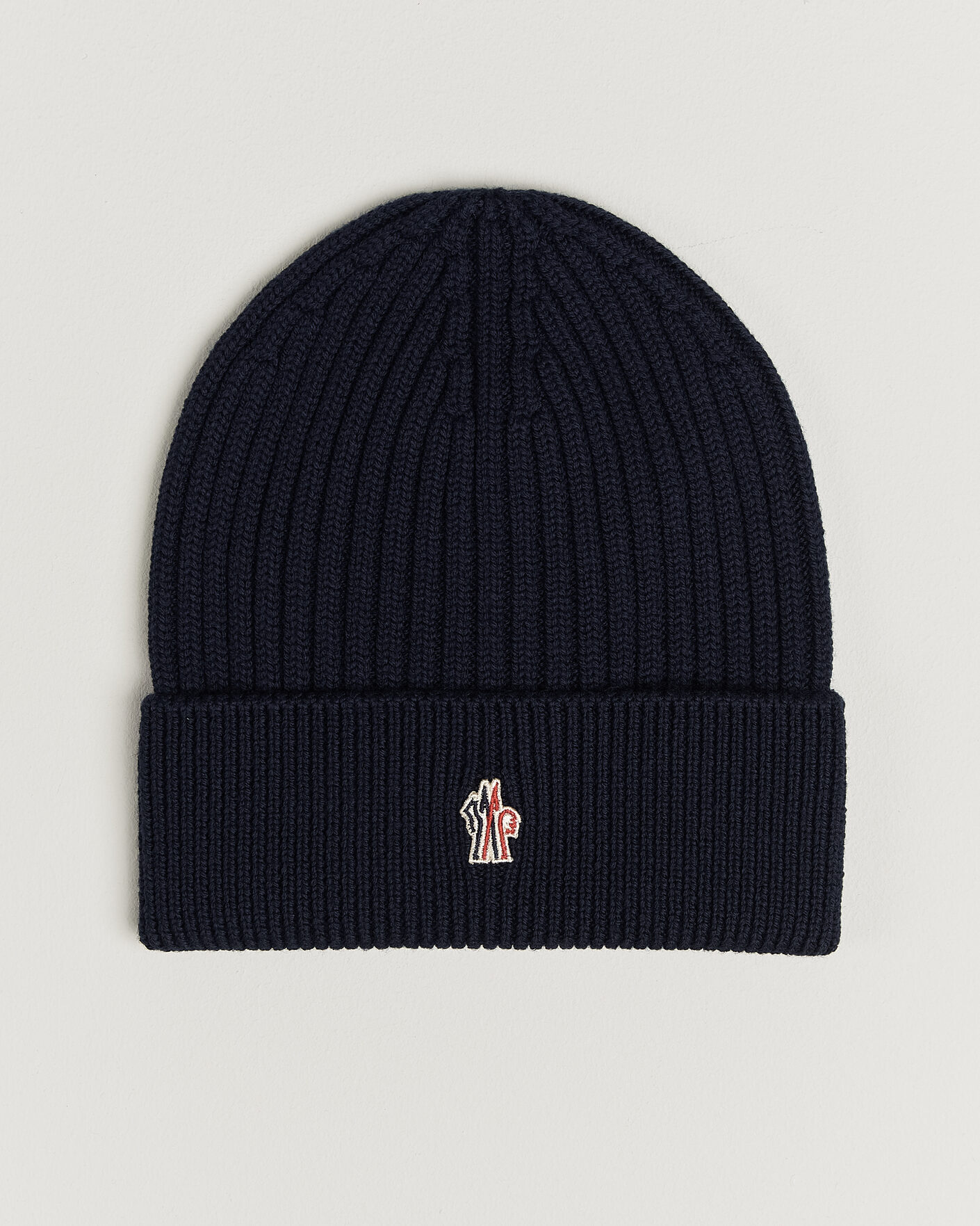 Herre | Luer | Moncler Grenoble | Rib Wool Beanie Navy