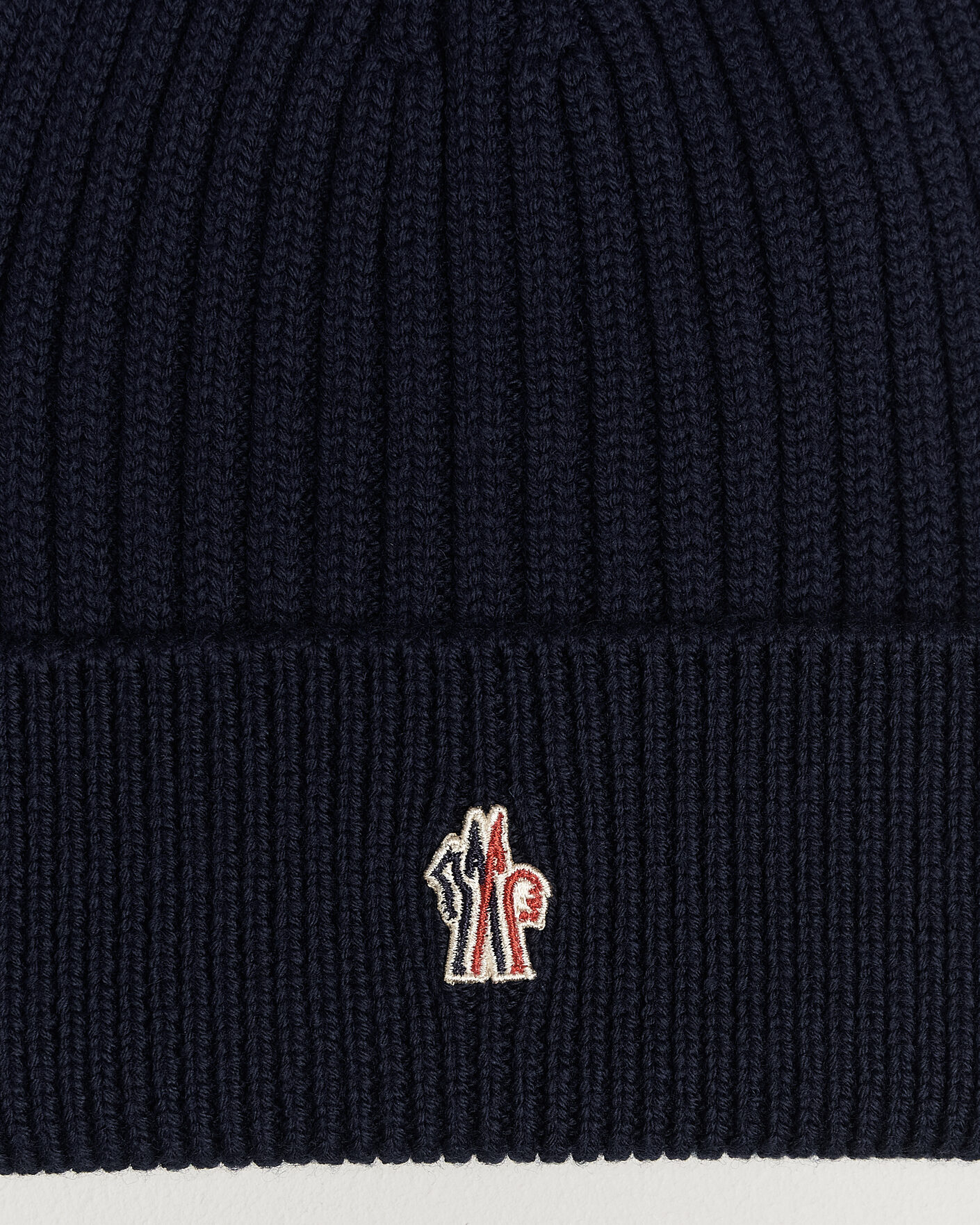 Herre | Luer | Moncler Grenoble | Rib Wool Beanie Navy