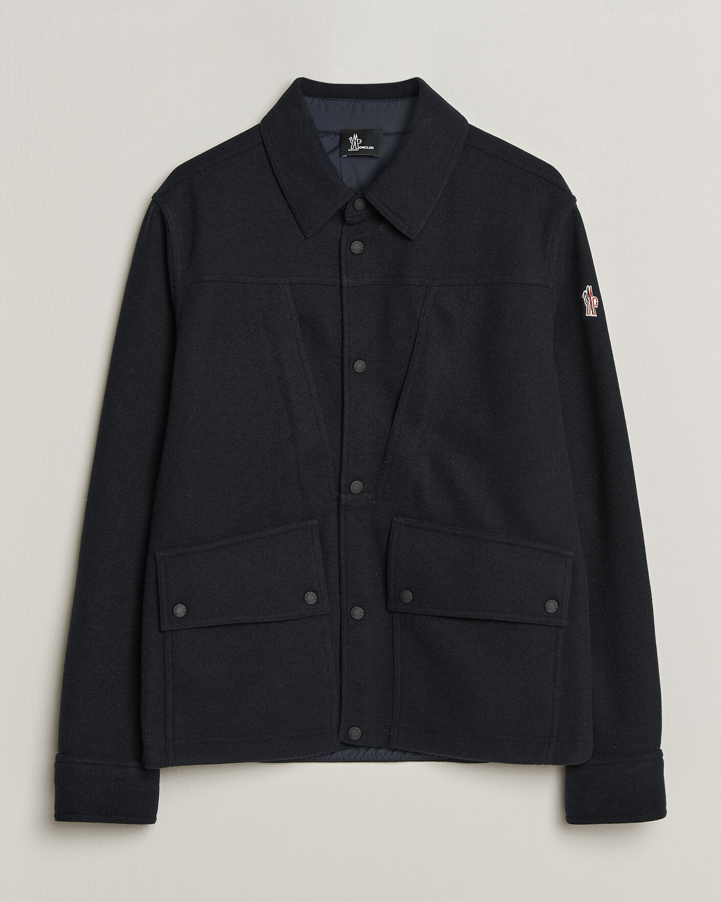 Herre | Jakker | Moncler Grenoble | Brushed Shirt Jacket Navy
