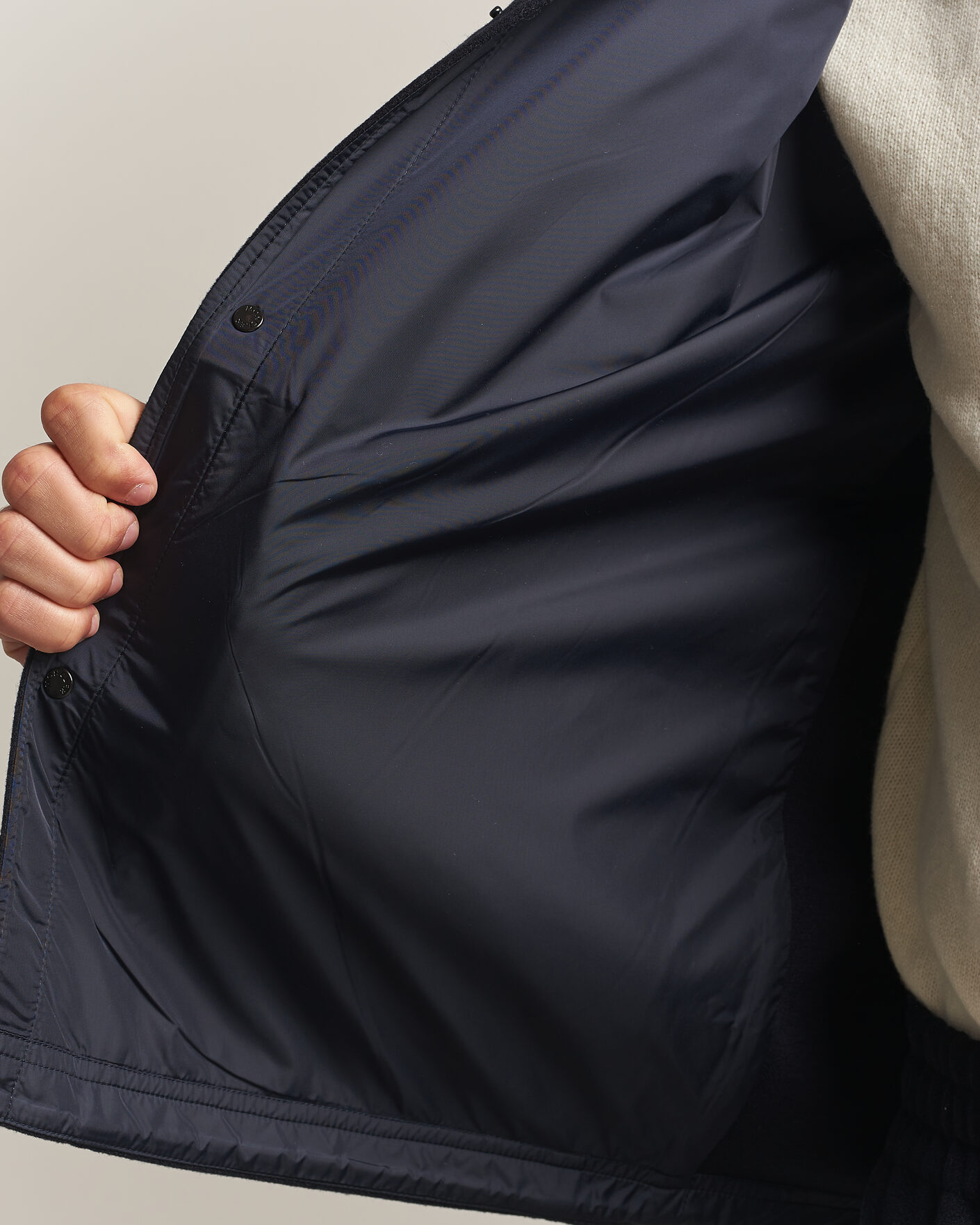 Herre | Jakker | Moncler Grenoble | Brushed Shirt Jacket Navy