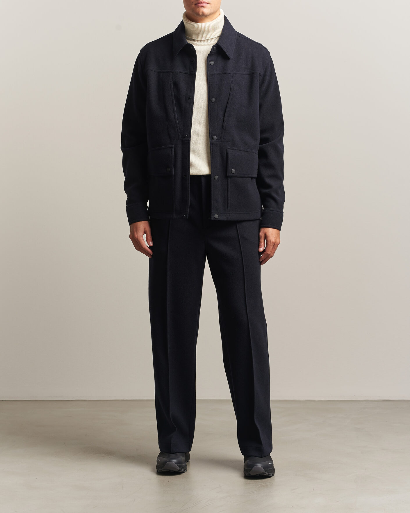 Herre | Bukser | Moncler Grenoble | Brushed Pants Navy