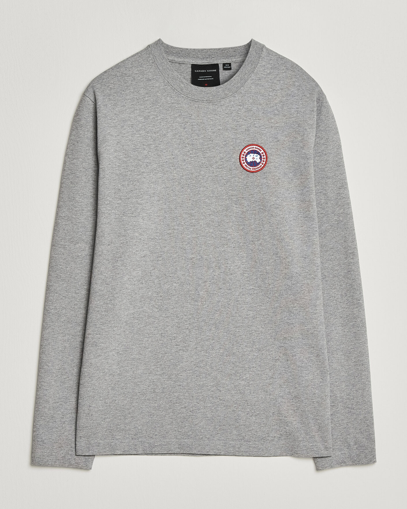 Herre | T-Shirts | Canada Goose | Vantage Long Sleeve T-Shirt Stone Heather