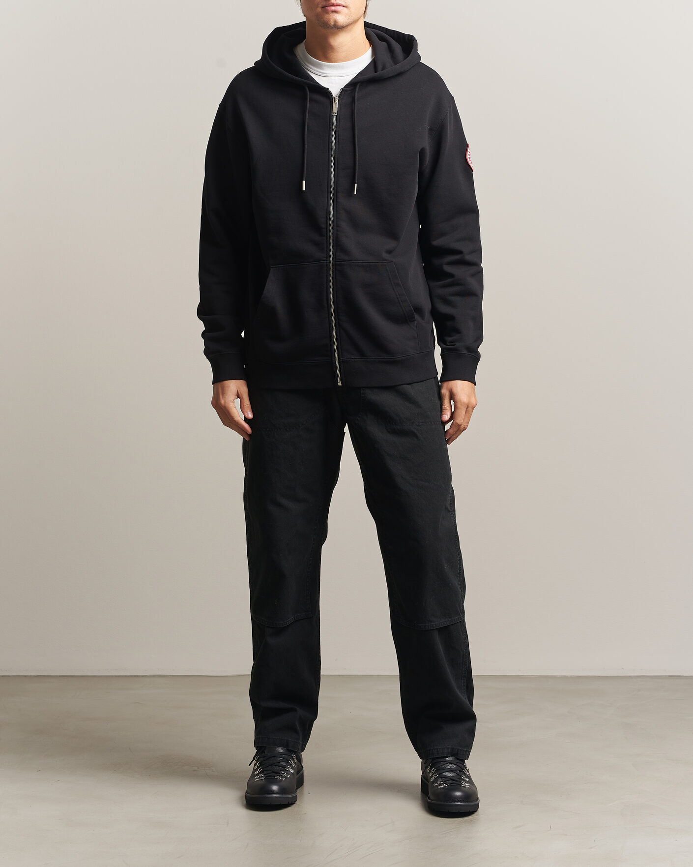 Herre | Gensere | Canada Goose | Loon Full Zip Hoodie Black