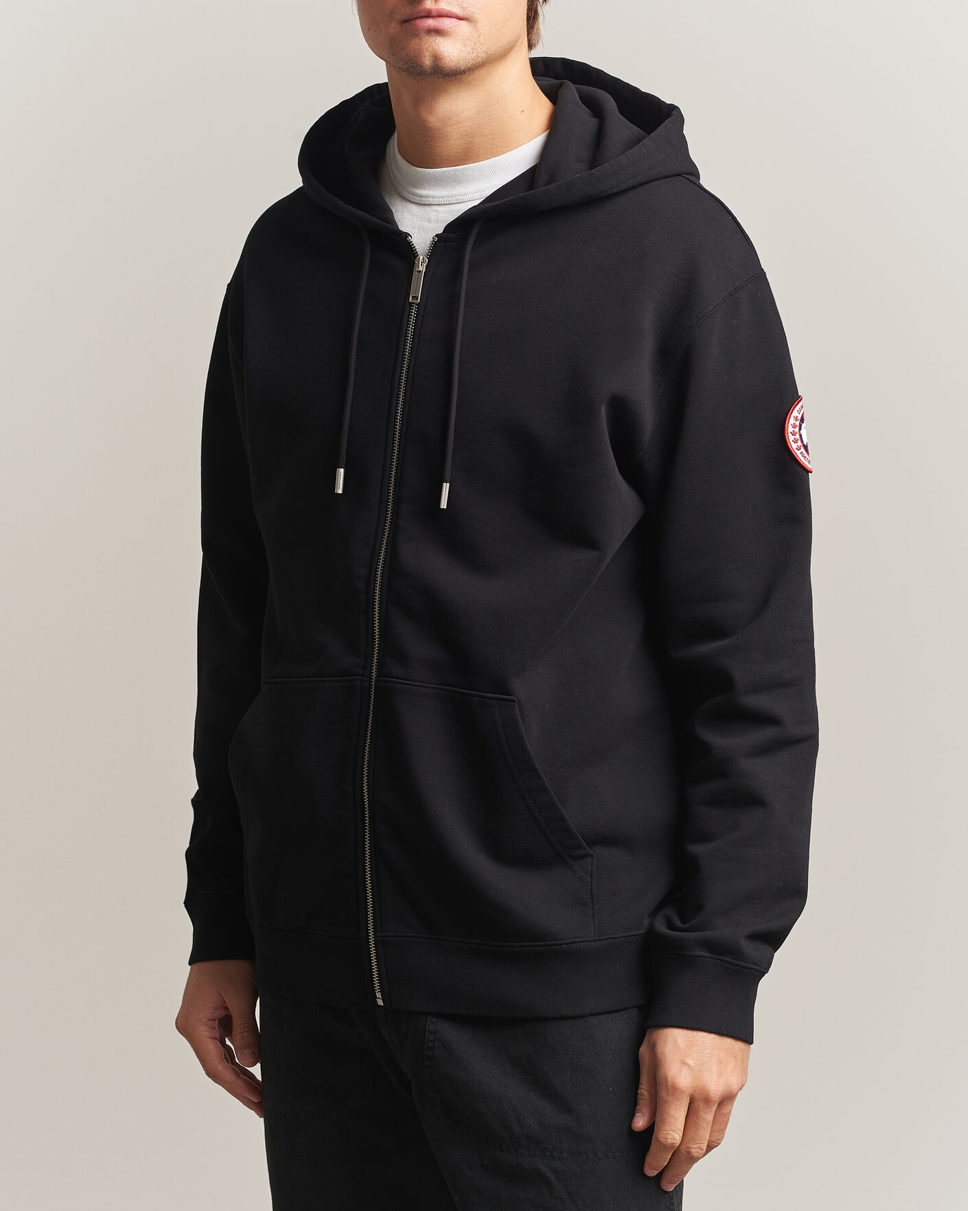 Herre | Gensere | Canada Goose | Loon Full Zip Hoodie Black