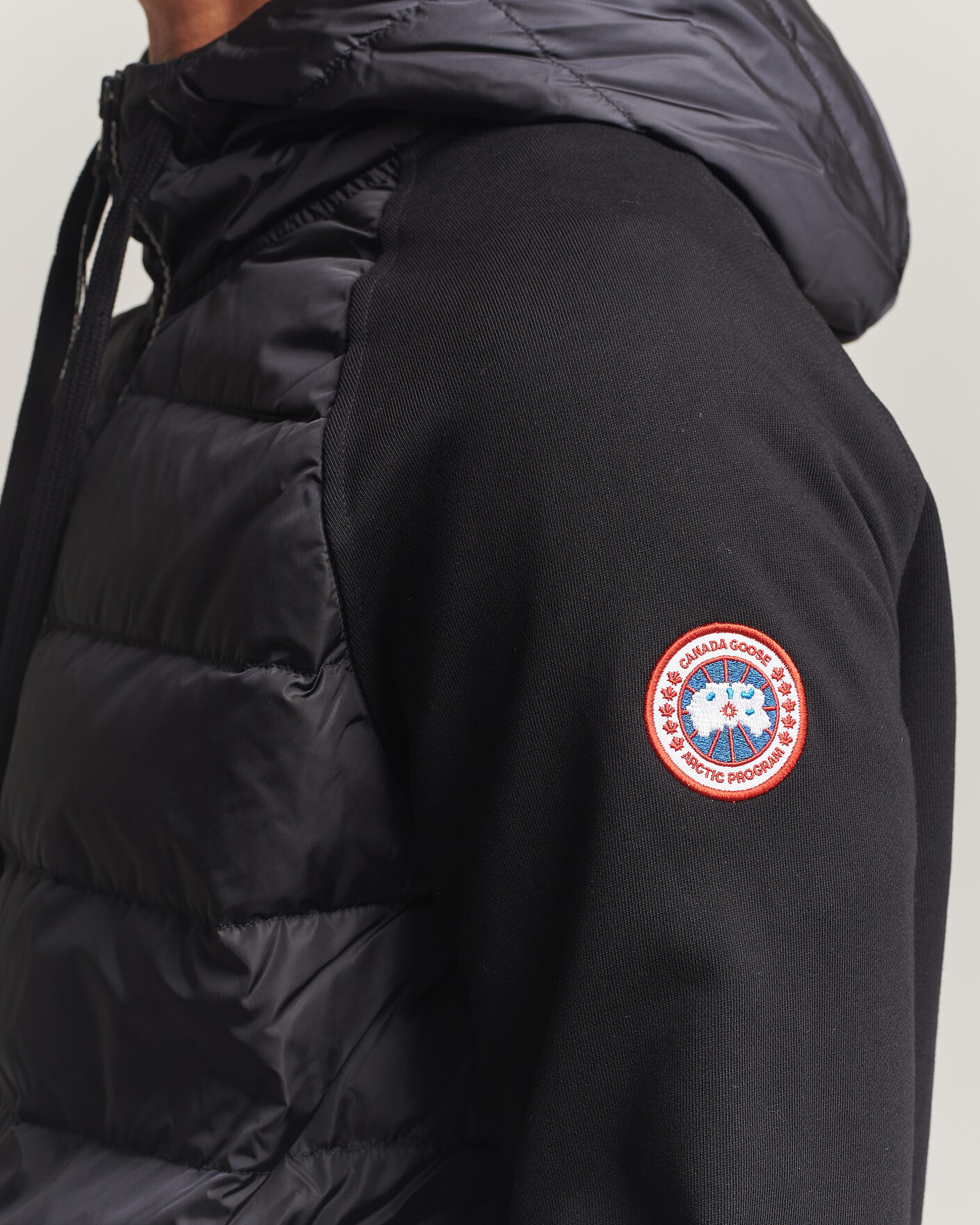 Herre | Jakker | Canada Goose | Hybridge Huron Full Zip Hoody Black