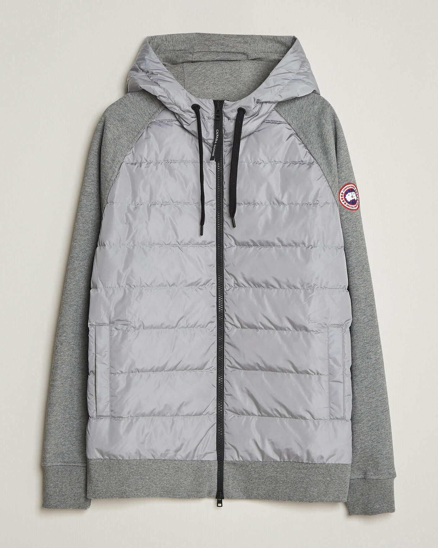 Herre | Jakker | Canada Goose | Hybridge Huron Full Zip Hoody Stone Heather