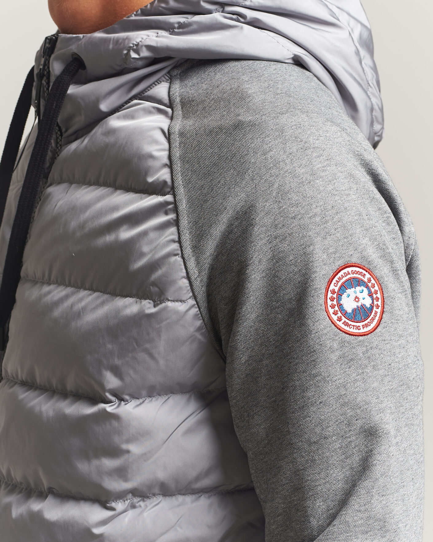 Herre | Jakker | Canada Goose | Hybridge Huron Full Zip Hoody Stone Heather