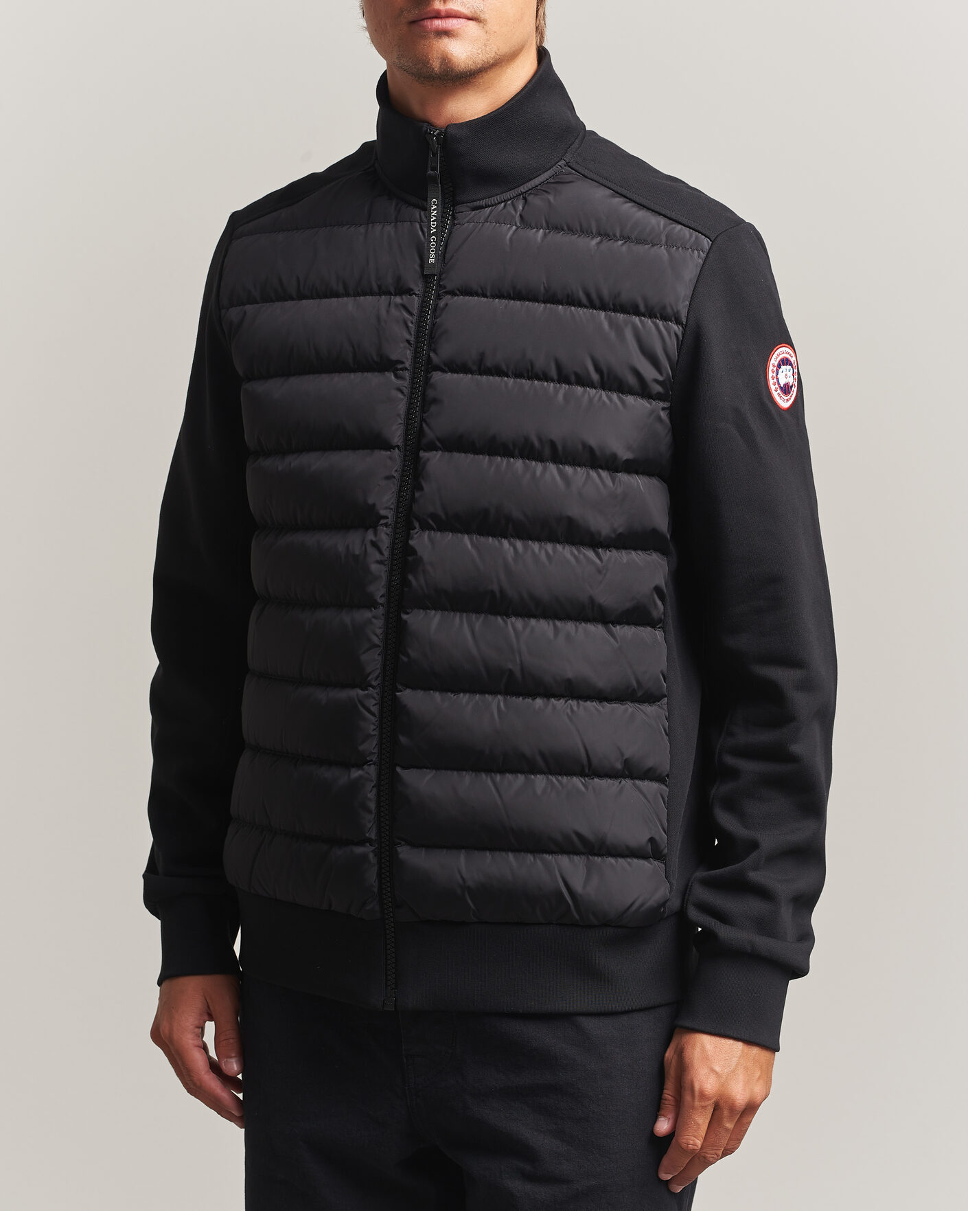 Herre | Jakker | Canada Goose | Hybridge Huron Full Zip Jacket Black