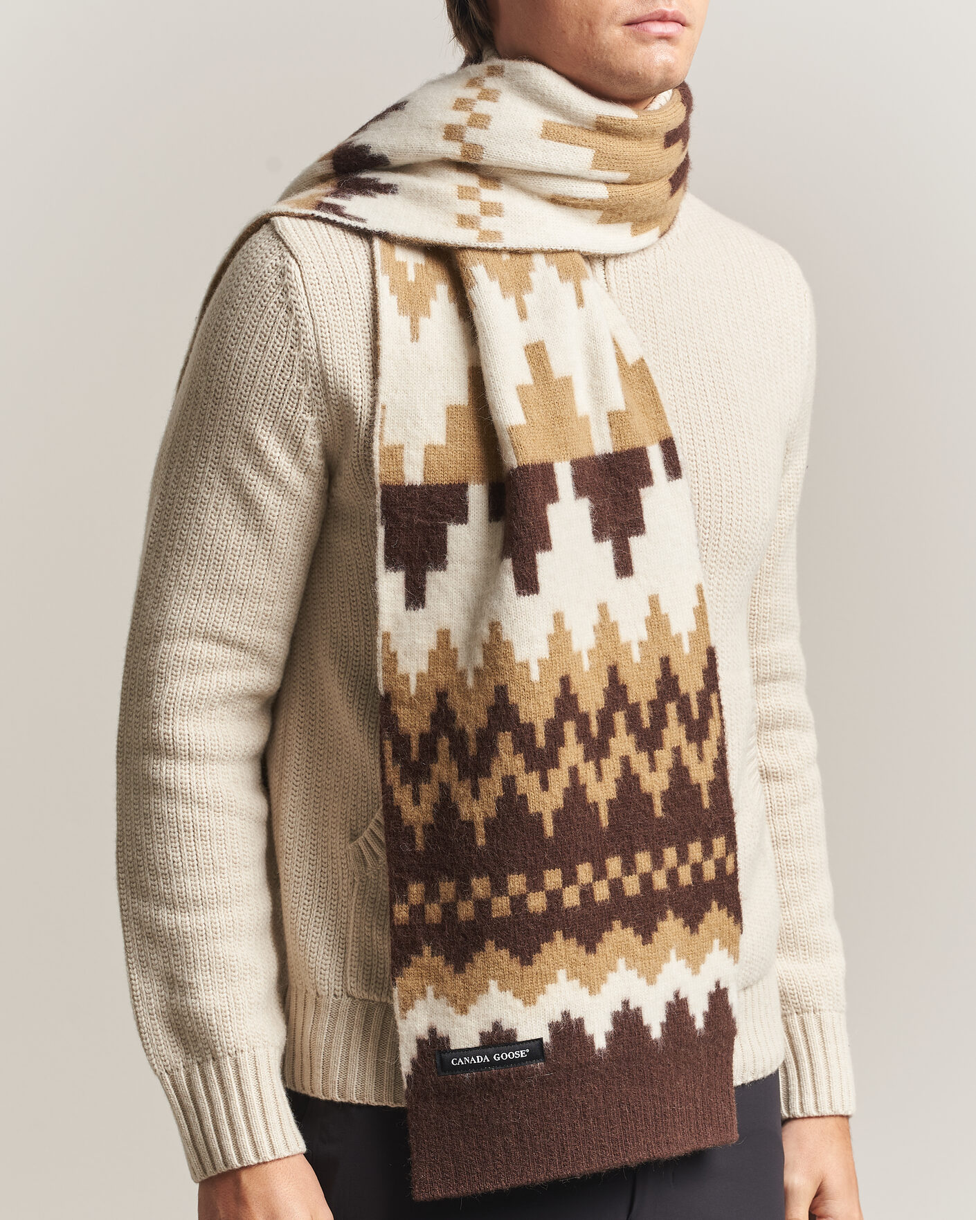 Herre | Skjerf | Canada Goose | Fair Isle Scarf Glacier Woods