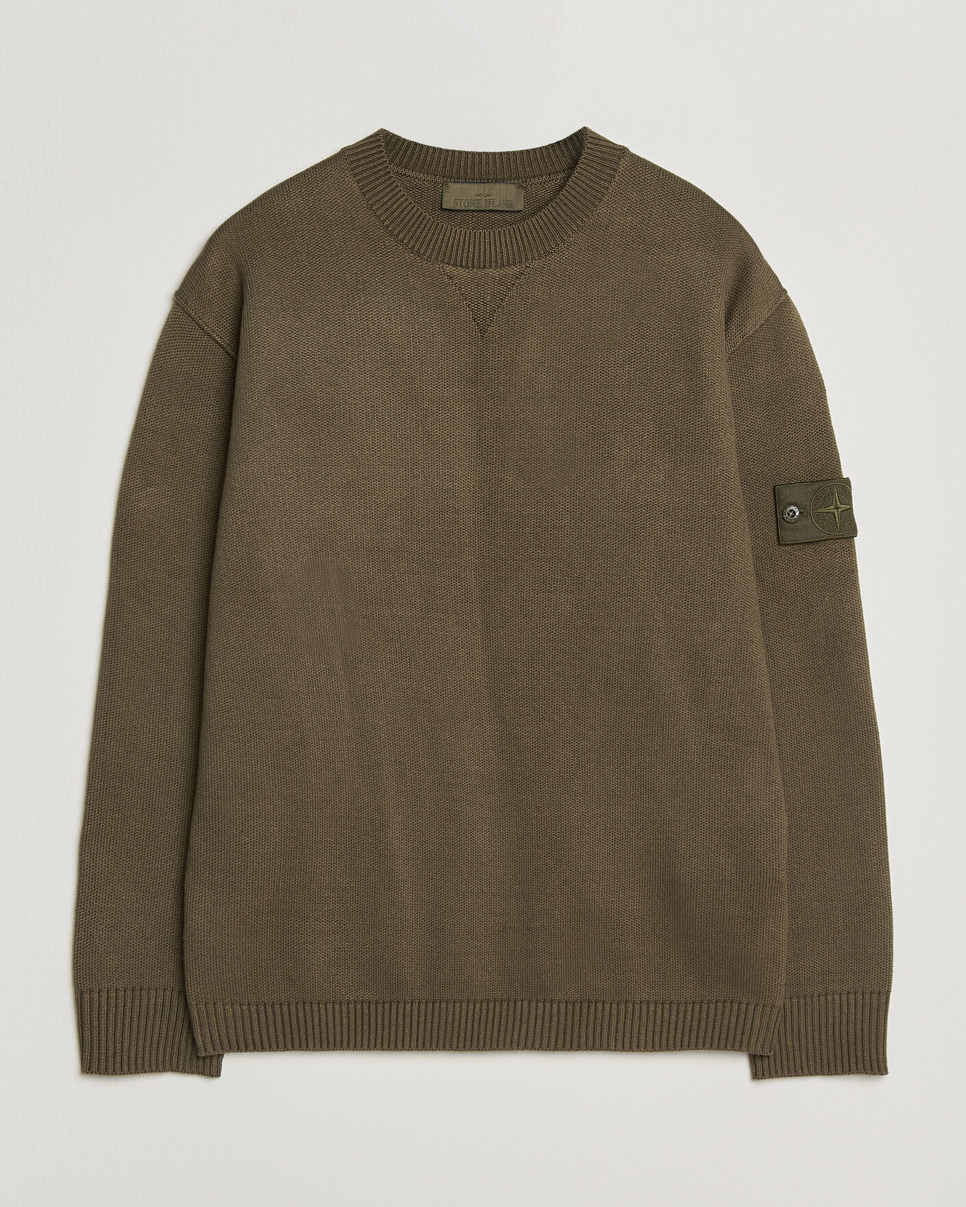 Herre | Gensere | Stone Island | Ghost Plush Stitch Winter Cotton Sweat Miltary Green