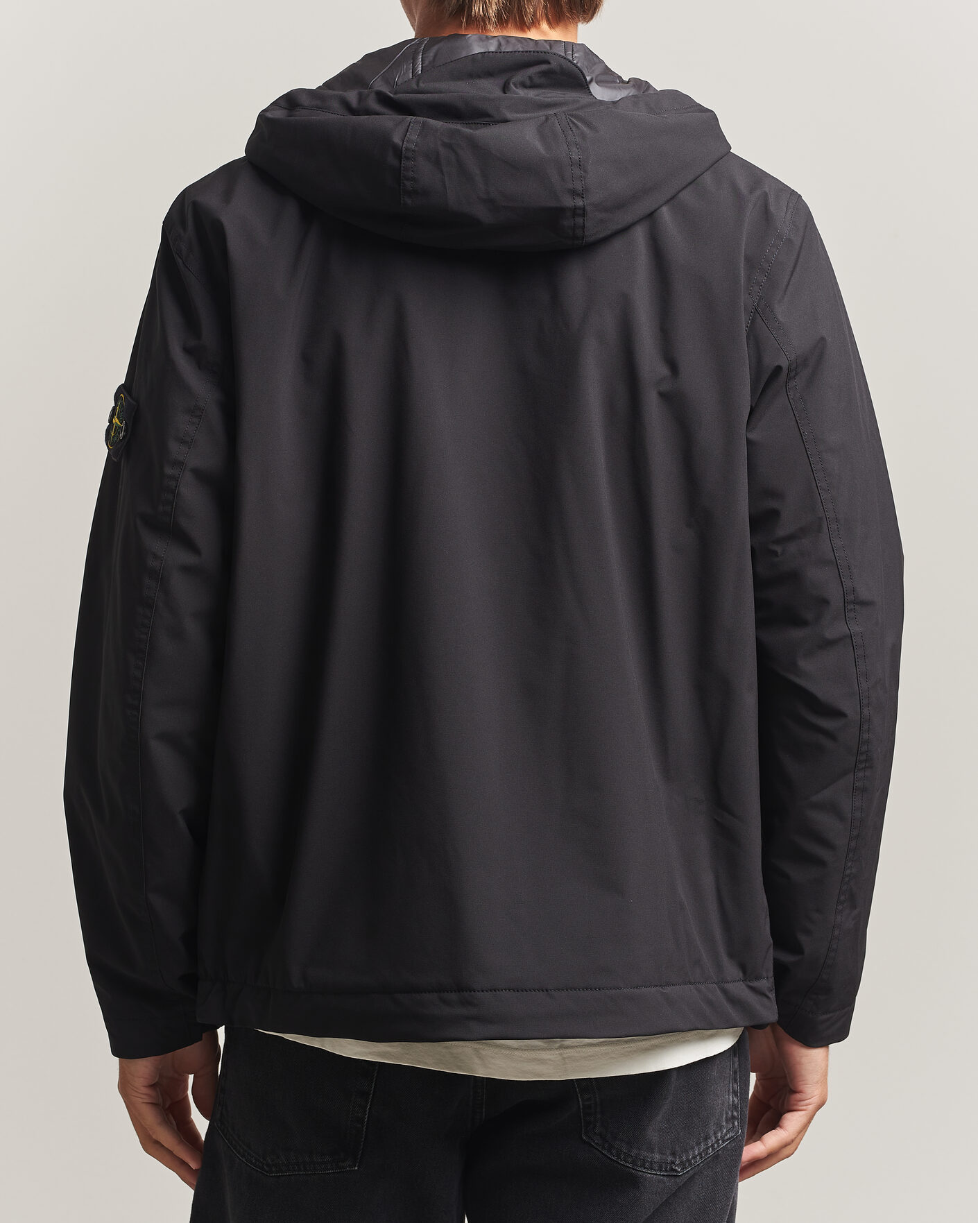 Herre | Jakker | Stone Island | Short Soft Shell Parka Black