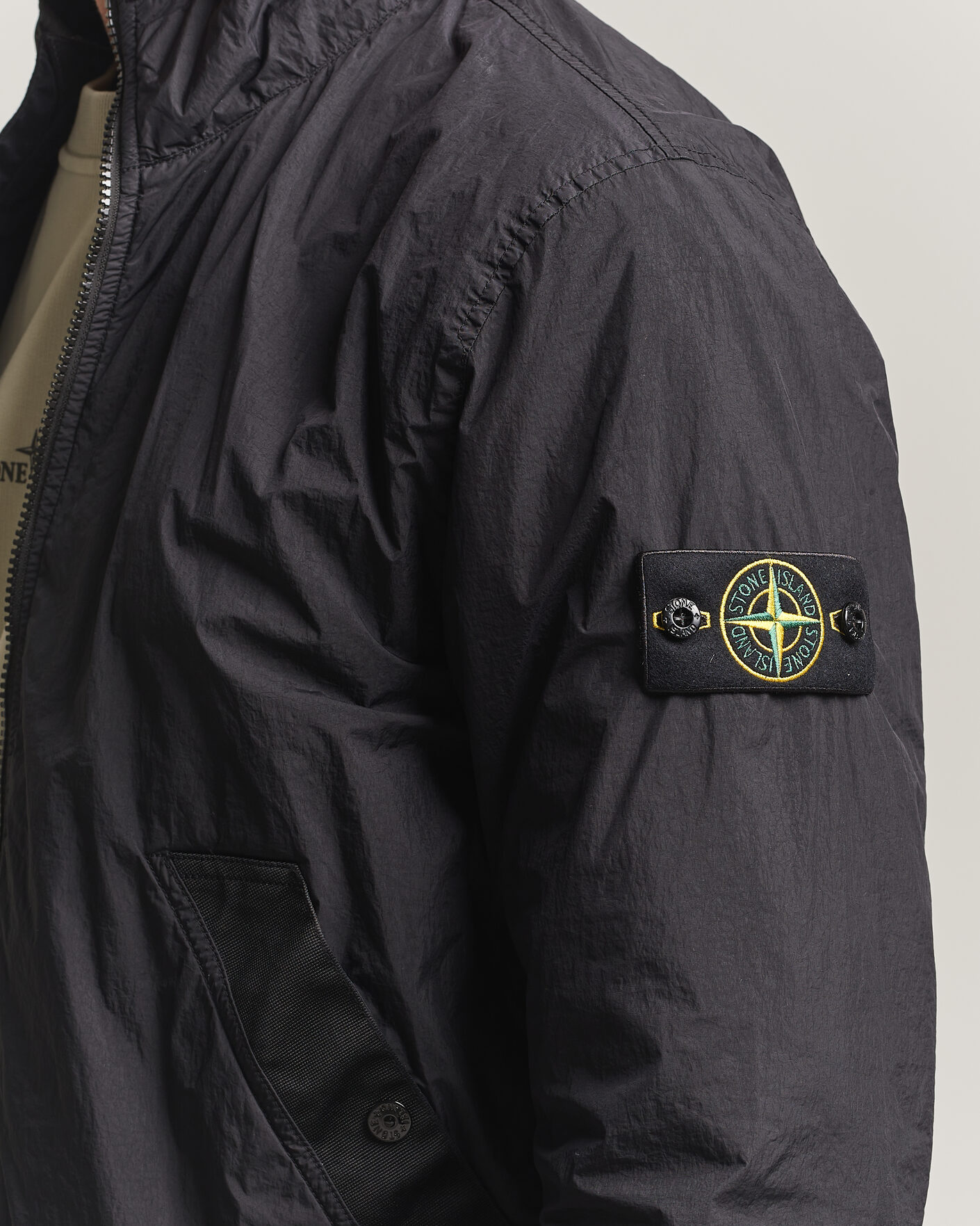 Herre | Jakker | Stone Island | Crinkle Reps Jacket Black