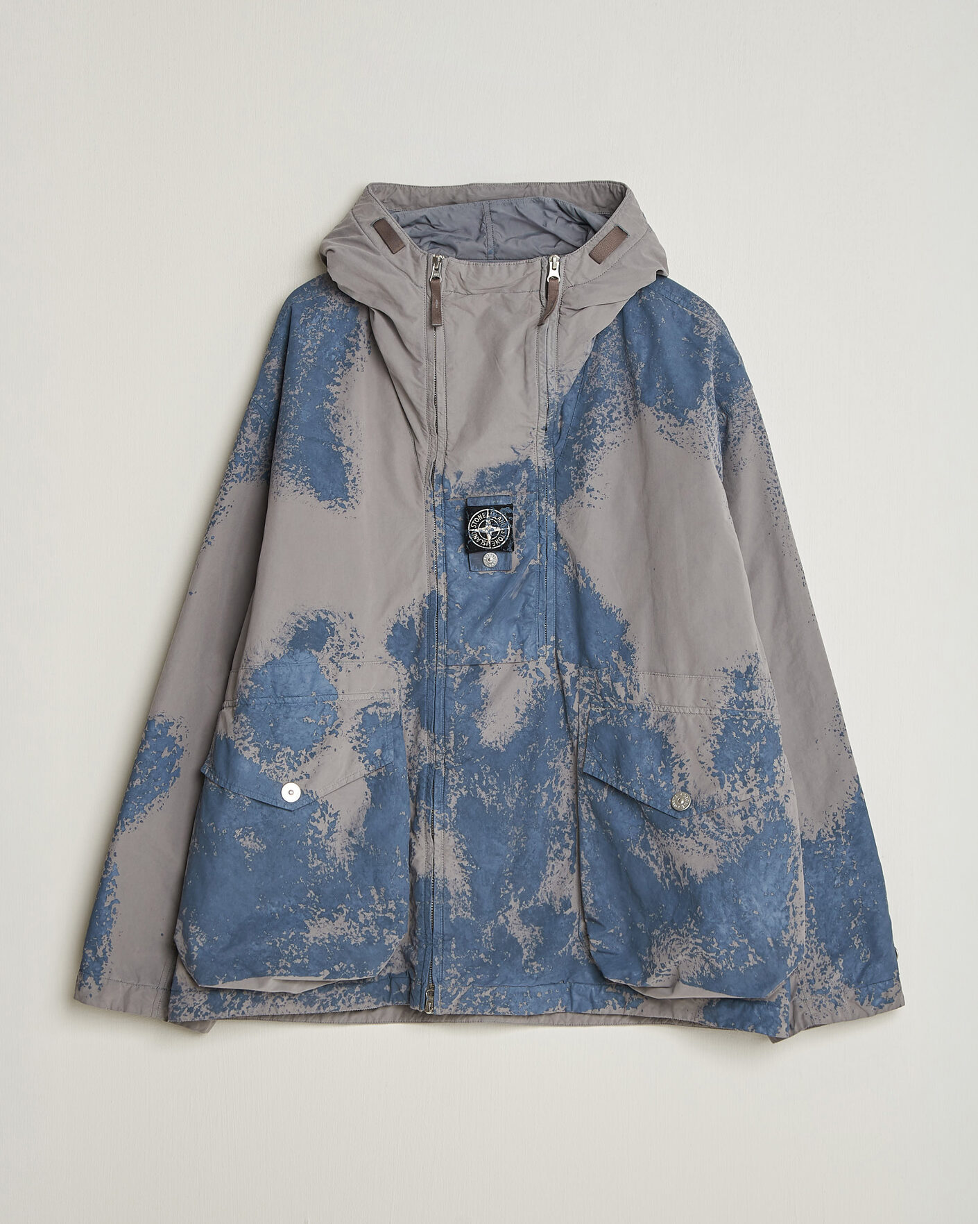 Herre | Jakker | Stone Island | Hand Painted David Light TC Short Parka Grey