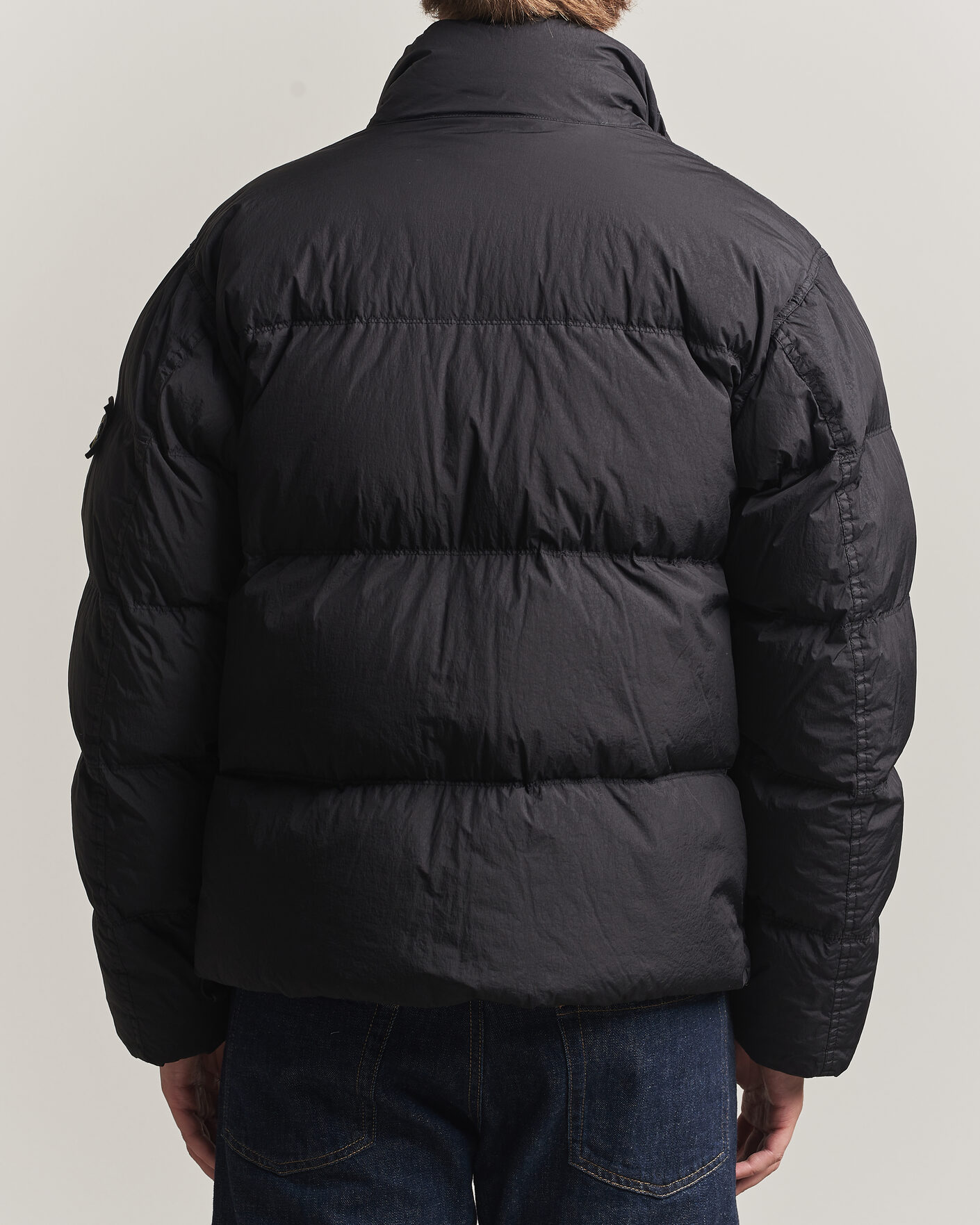 Herre | Jakker | Stone Island | Crinkle Reps Padded Down Jacket Black
