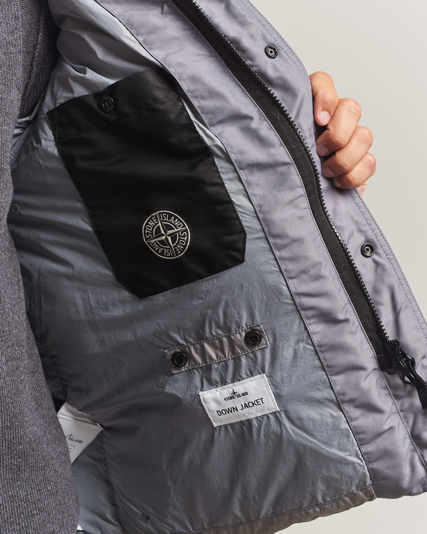 Herre | Jakker | Stone Island | Crinkle Reps Padded Down Jacket Grey