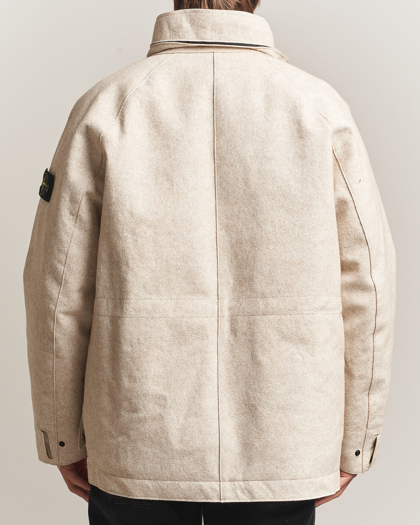 Herre | Jakker | Stone Island | Panno Coagulato Coat Biscuit