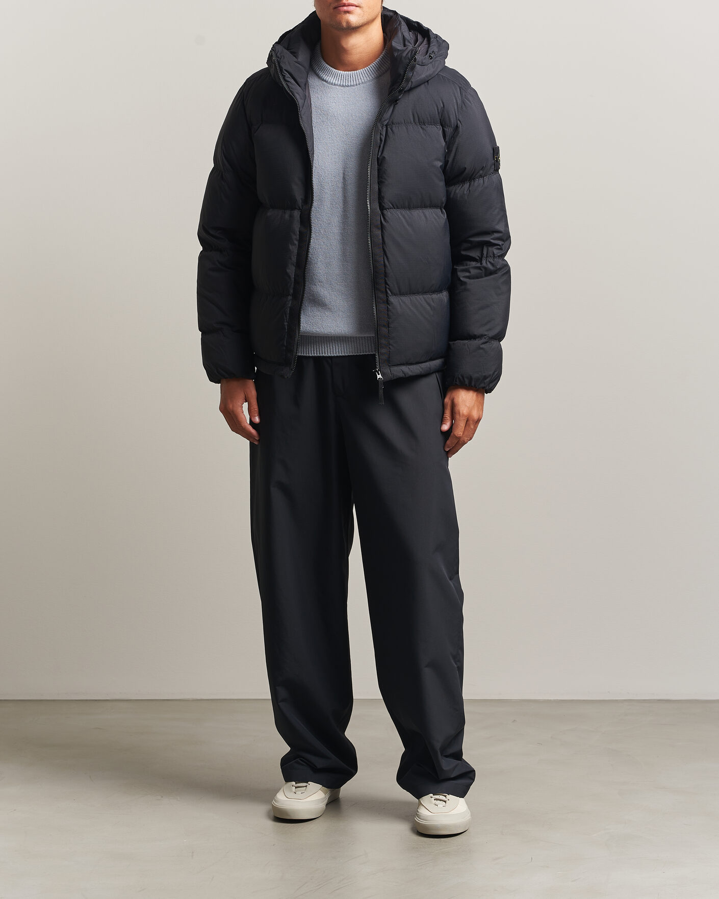 Herre | Jakker | Stone Island | Matt Ripstop Cordura Down Jacket Black
