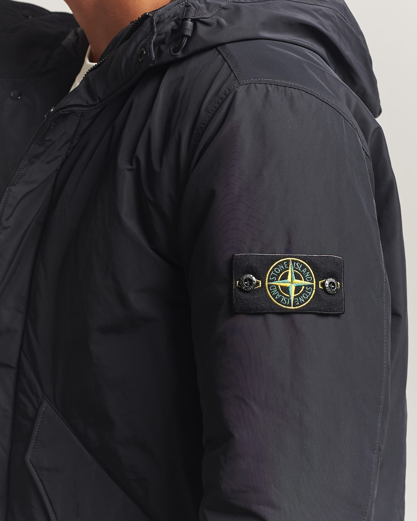 Herre | Jakker | Stone Island | Micro Twill Hood Jacket Black 