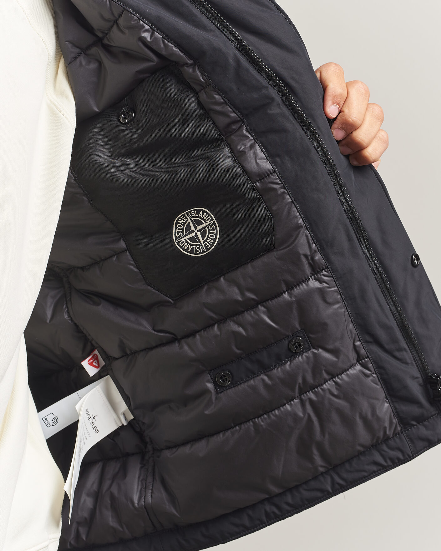 Herre | Jakker | Stone Island | Micro Twill Hood Jacket Black 