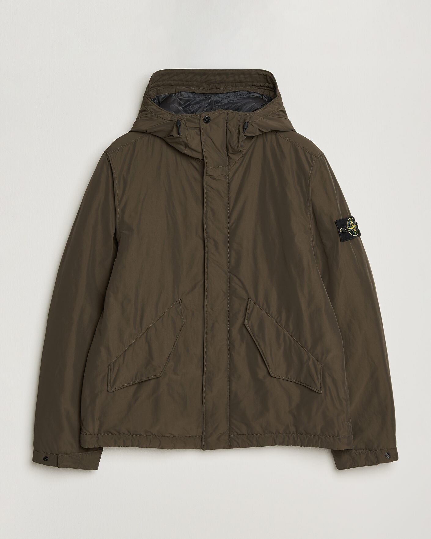 Herre | Jakker | Stone Island | Micro Twill Hood Jacket Coal Grey
