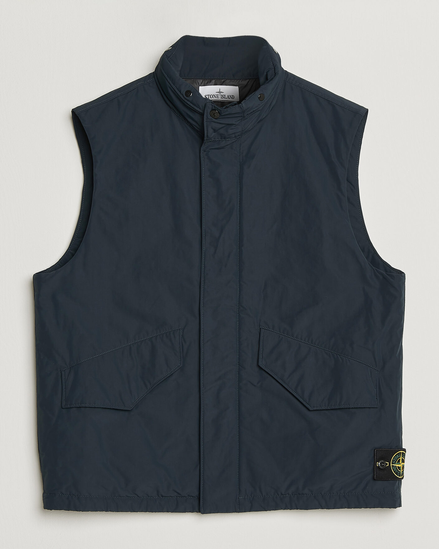 Herre | Vester | Stone Island | Micro Twill Padded Vest Navy Blue