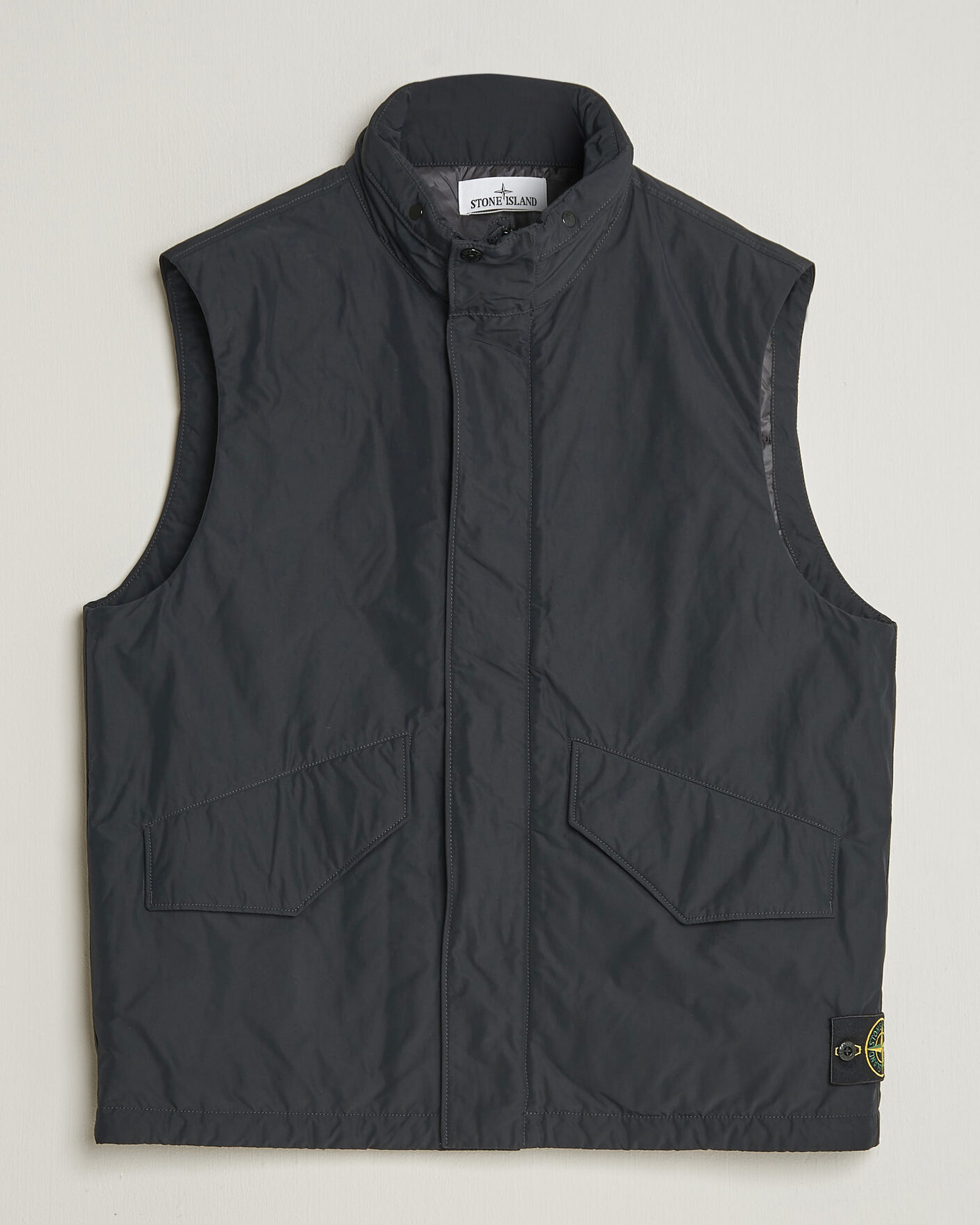 Herre | Vester | Stone Island | Micro Twill Padded Vest Black