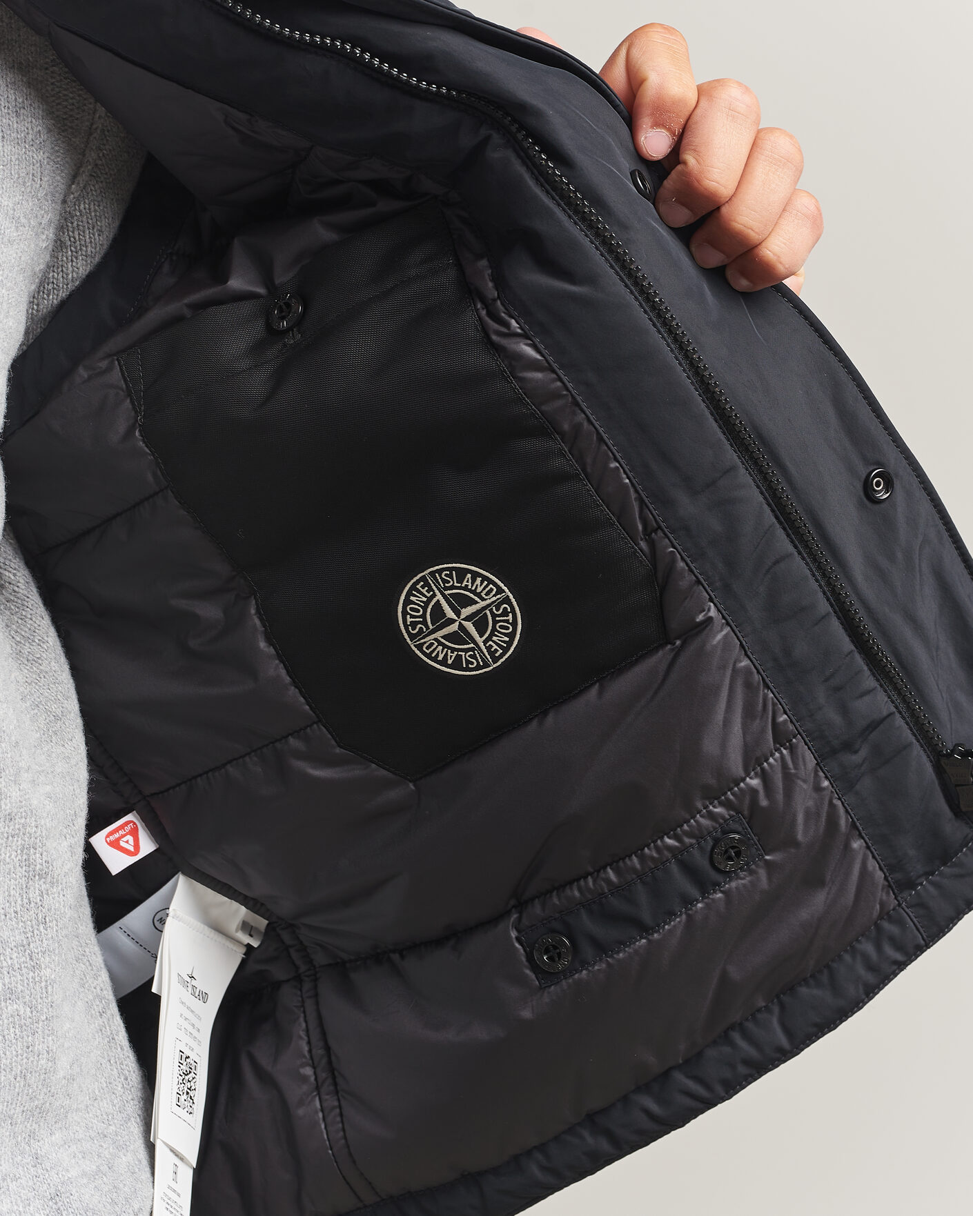 Herre | Vester | Stone Island | Micro Twill Padded Vest Black