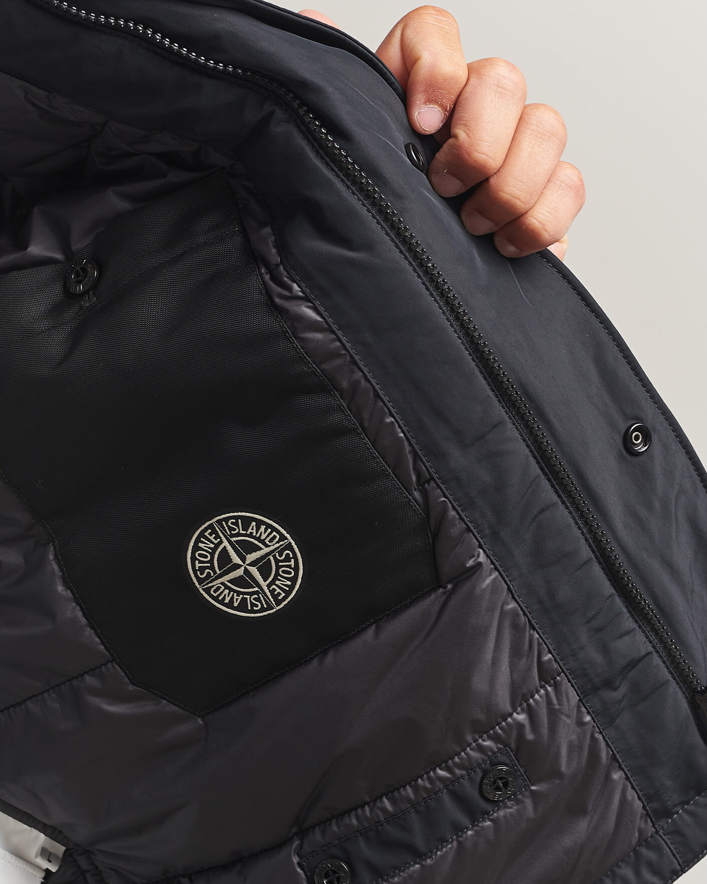 Herre | Vester | Stone Island | Micro Twill Padded Vest Black
