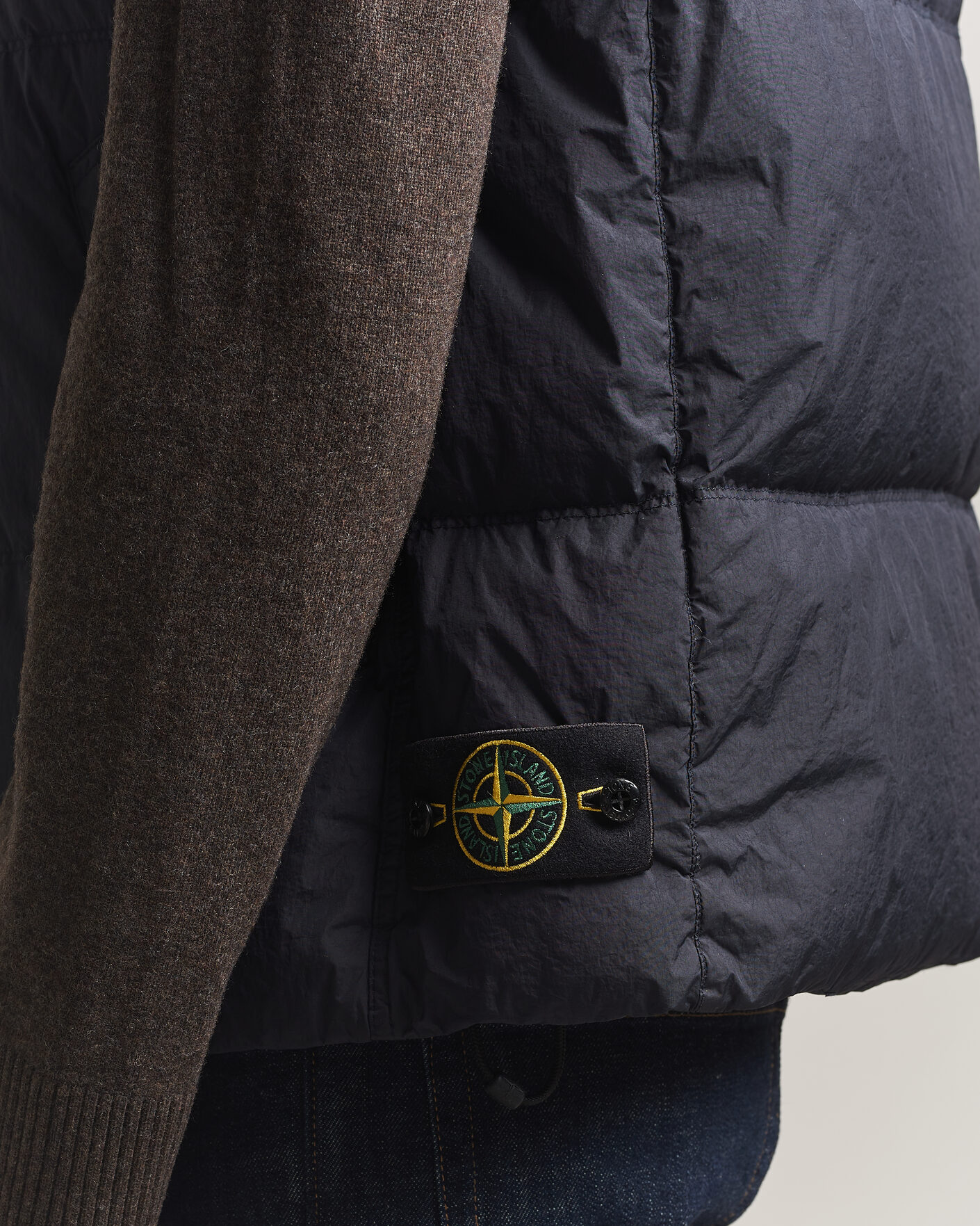 Herre | Vester | Stone Island | Crinkle Reps Down Vest Navy Blue