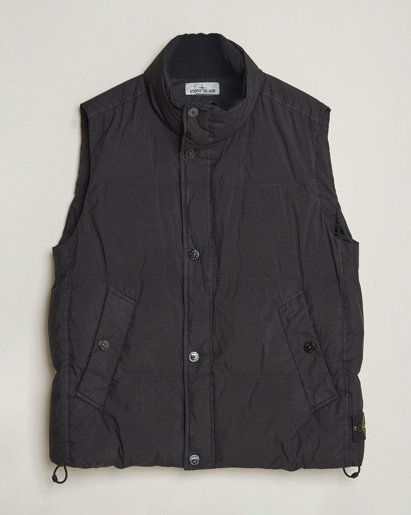 Herre | Vester | Stone Island | Crinkle Reps Down Vest Black