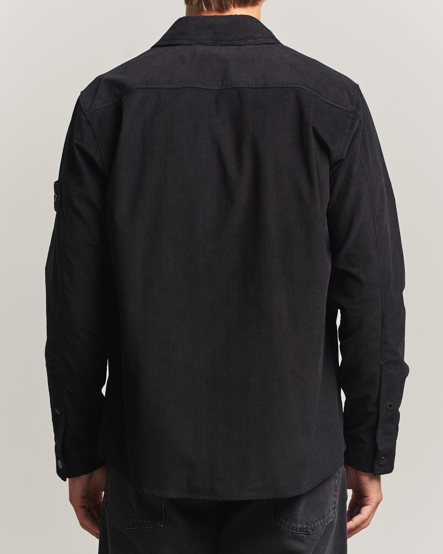 Herre | Skjorter | Stone Island | Micro Cord Overshirt Black
