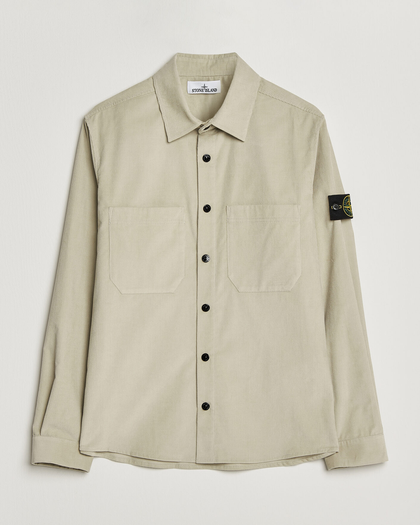 Herre | Skjorter | Stone Island | Micro Cord Overshirt Sand