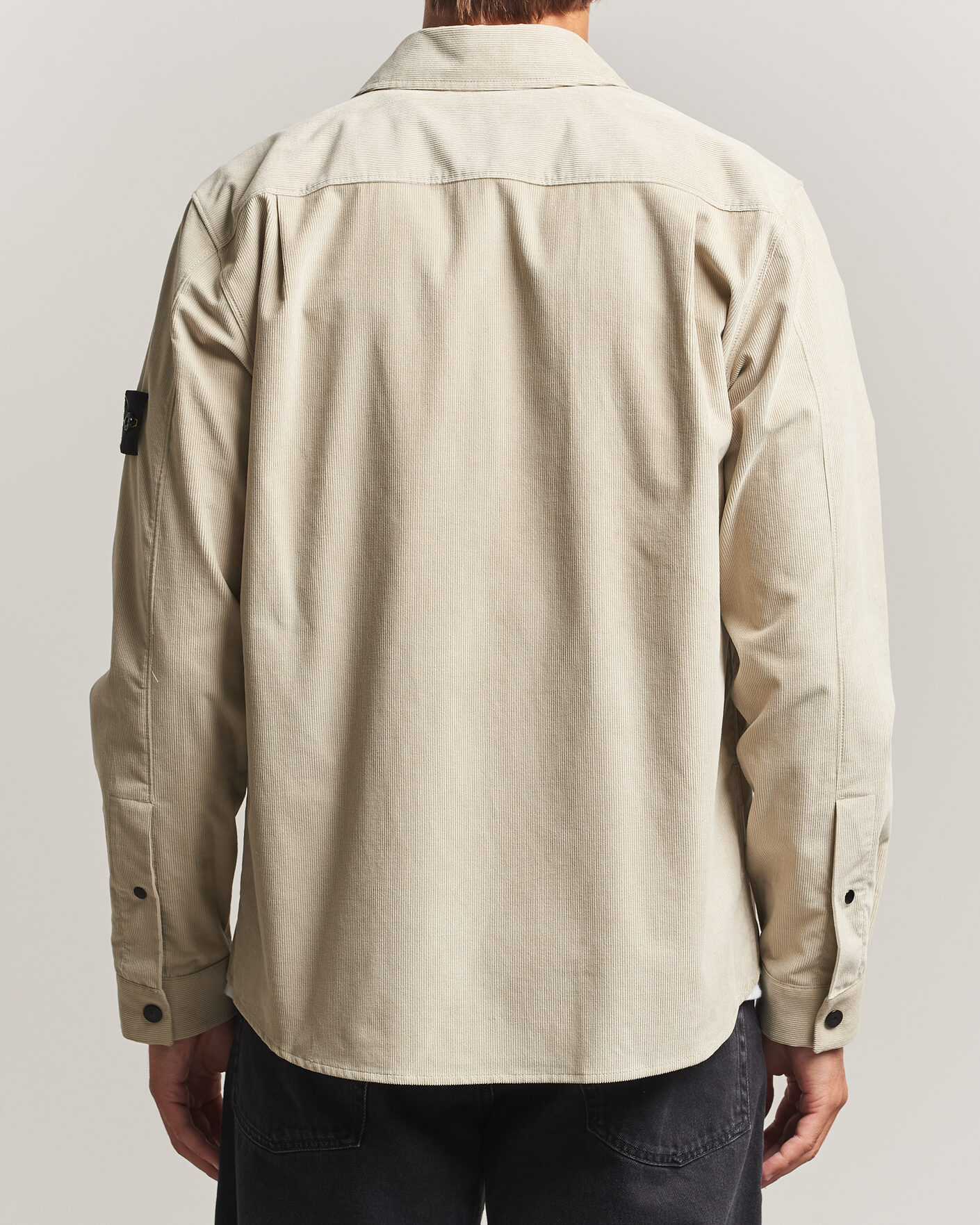 Herre | Skjorter | Stone Island | Micro Cord Overshirt Sand