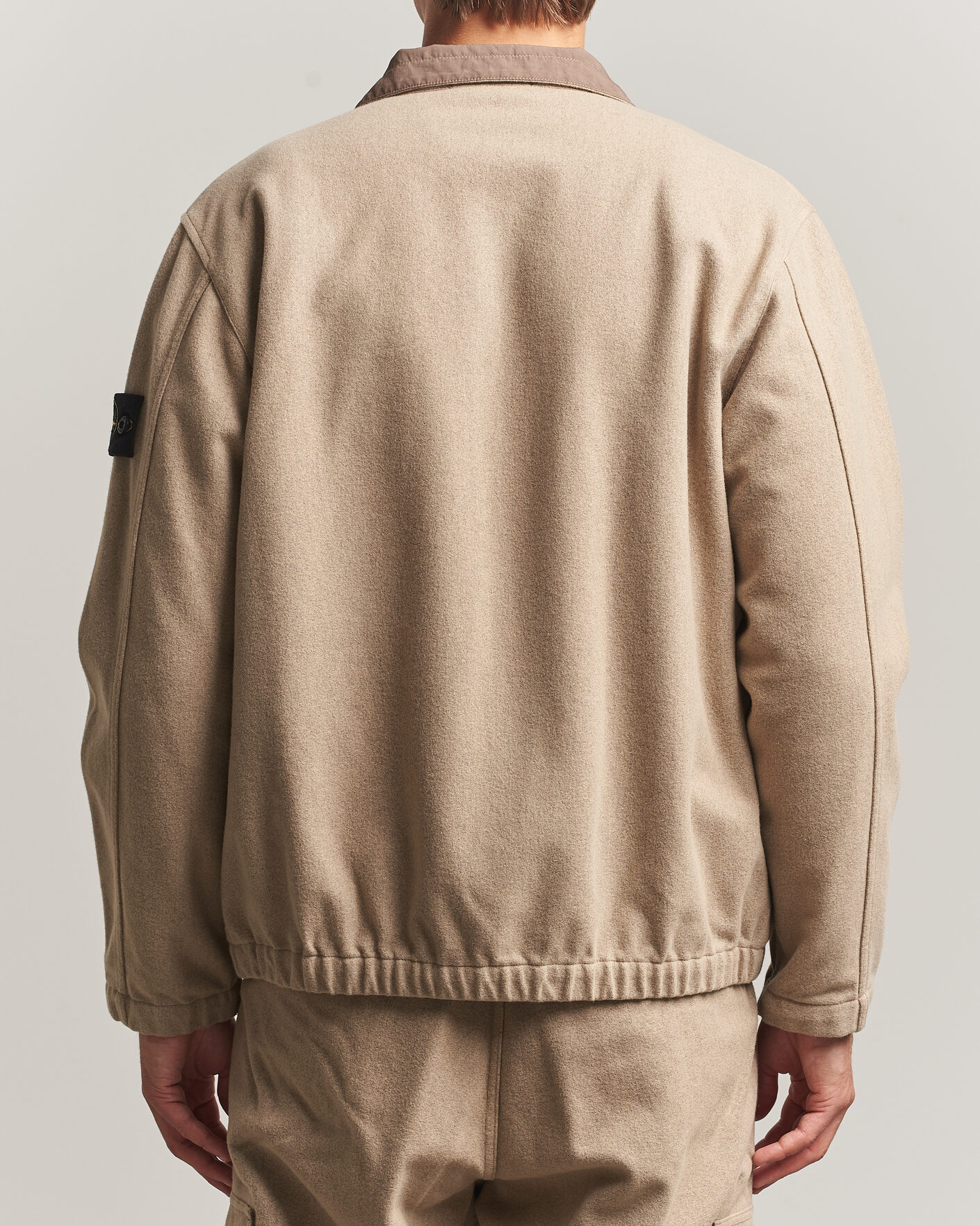 Herre | Jakker | Stone Island | Wool/Nylon Flannel Jacket Biscuit