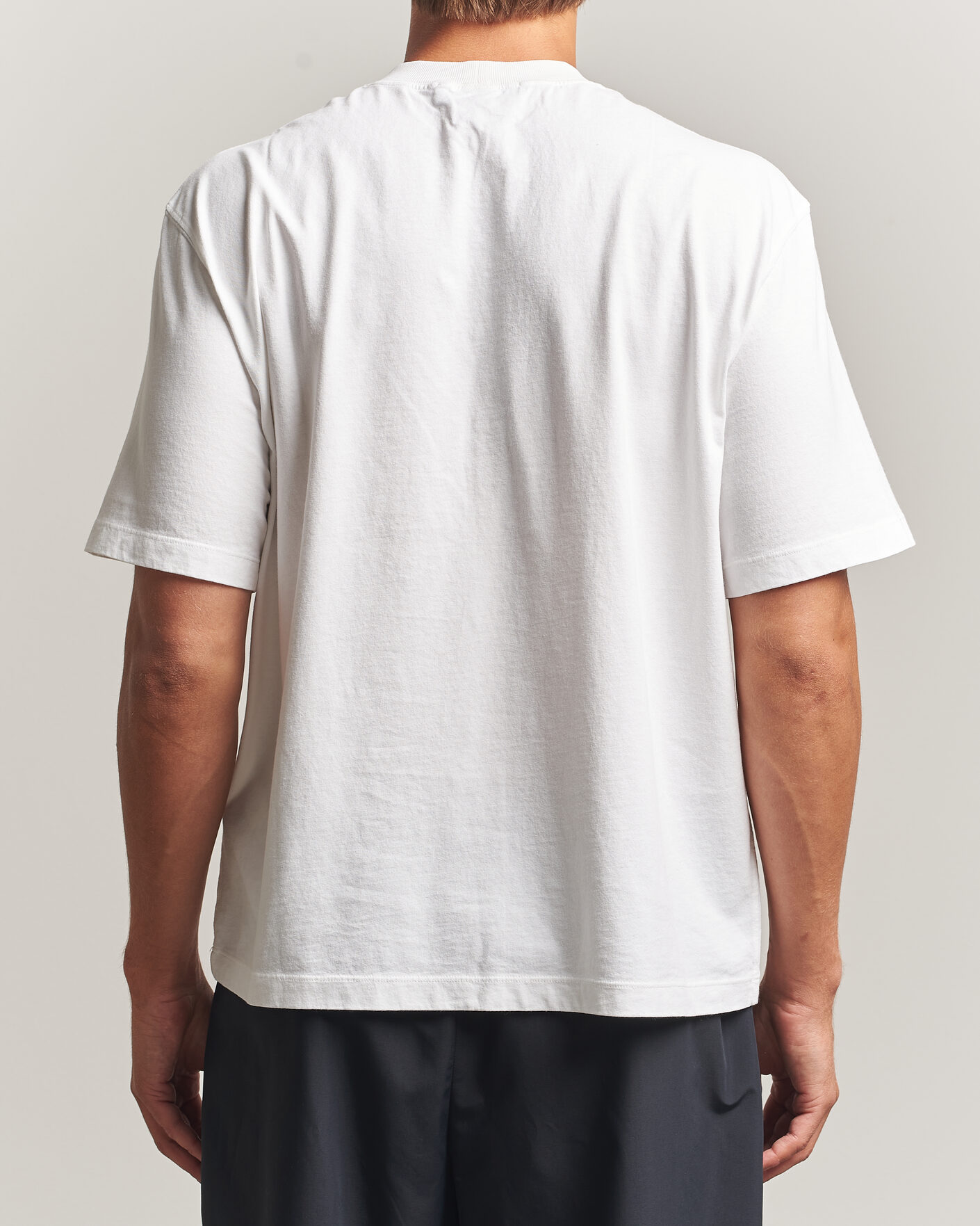 Herre | T-Shirts | Stone Island | Combed Organic Cotton T-Shirt White