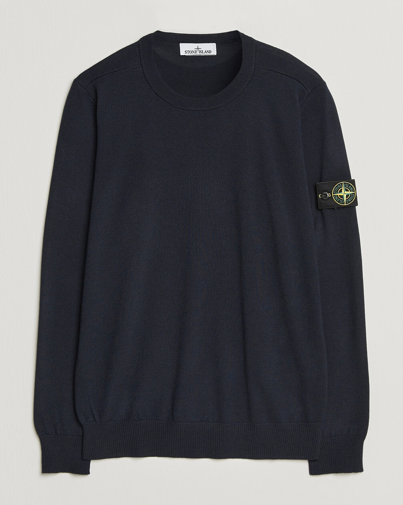 Herre | Gensere | Stone Island | Light Pure Wool Crew Neck Navy Blue