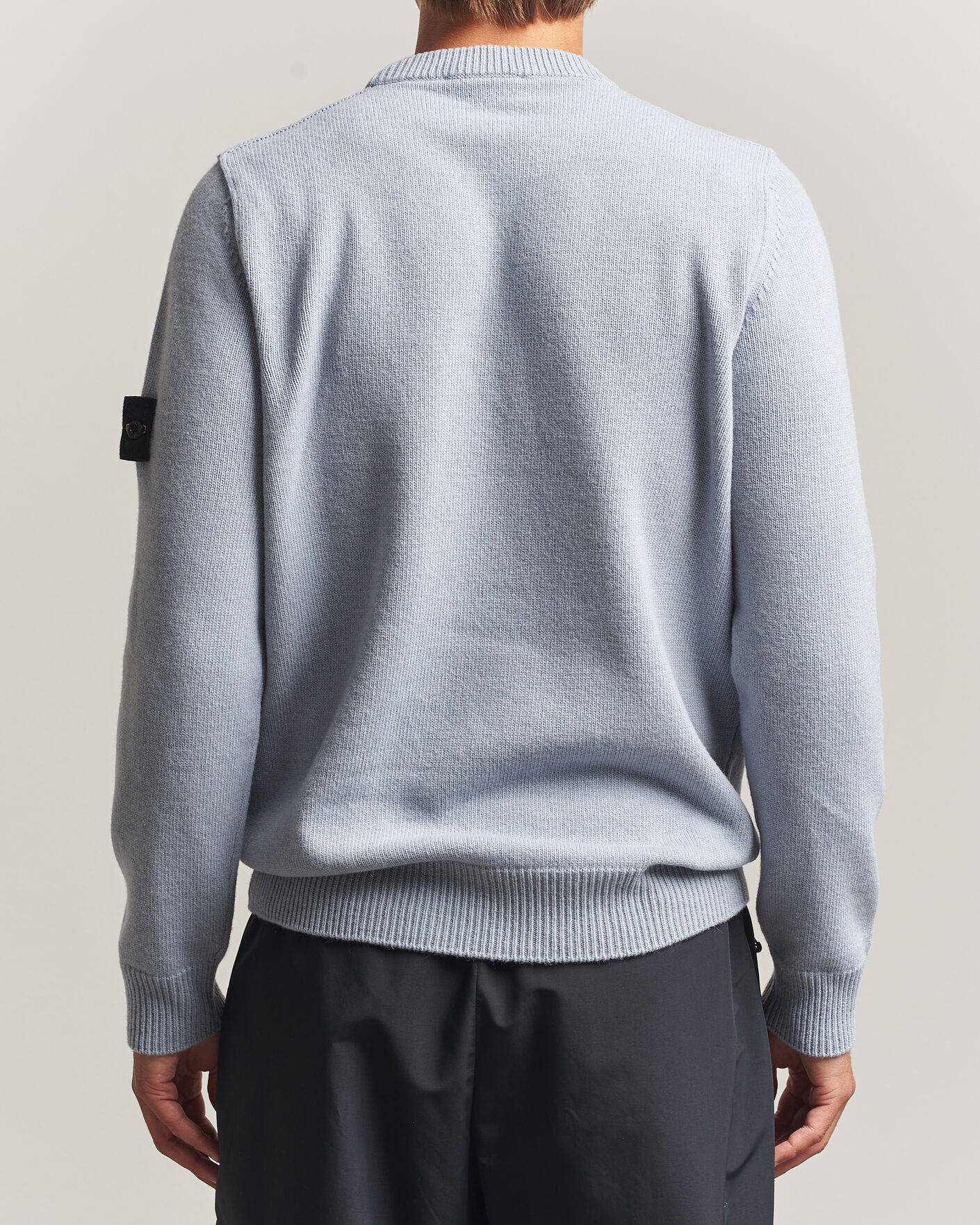 Herre | Gensere | Stone Island | Knitted Lambswool Crew Neck Ash Grey