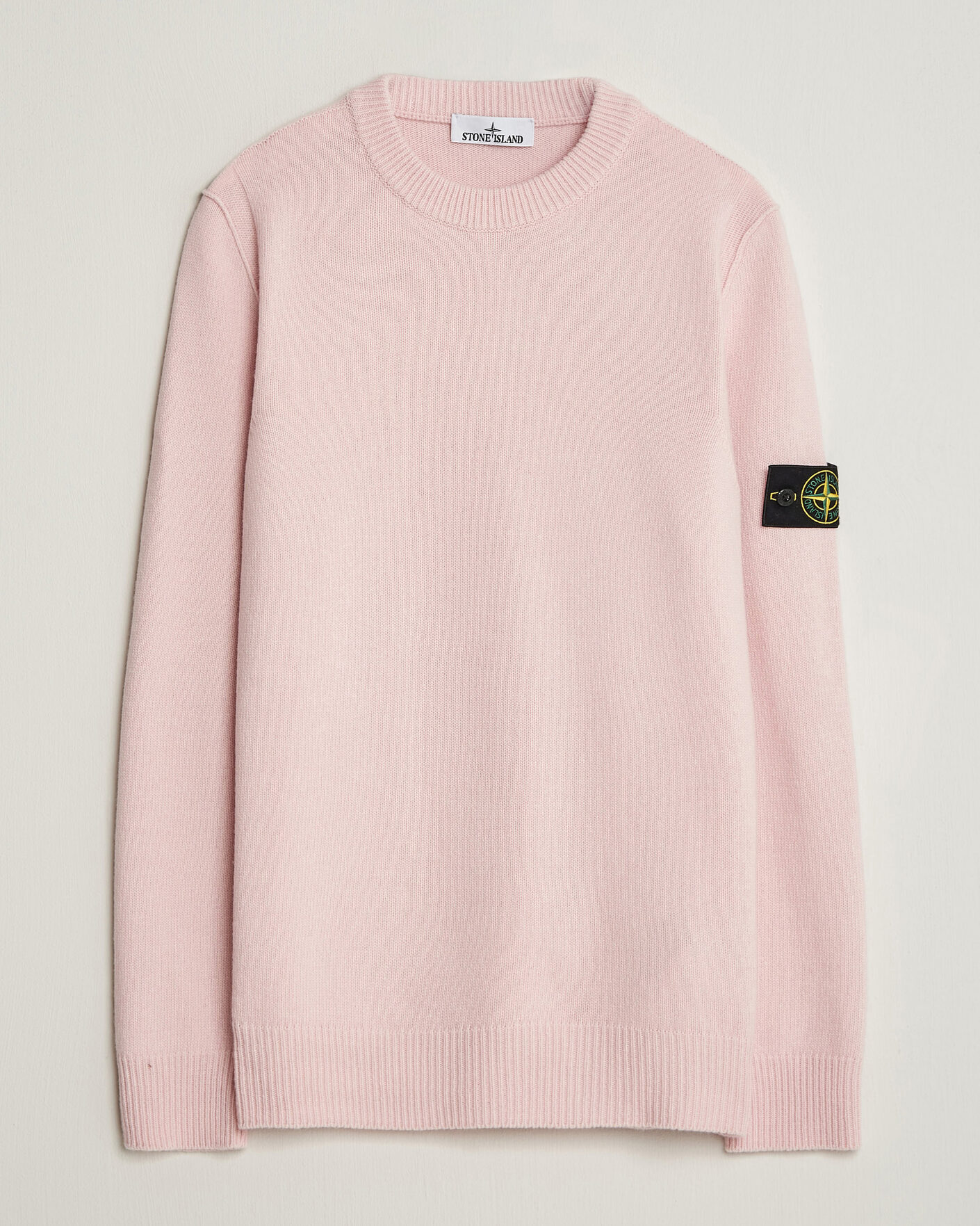 Herre | Gensere | Stone Island | Knitted Lambswool Crew Neck Antique Rose