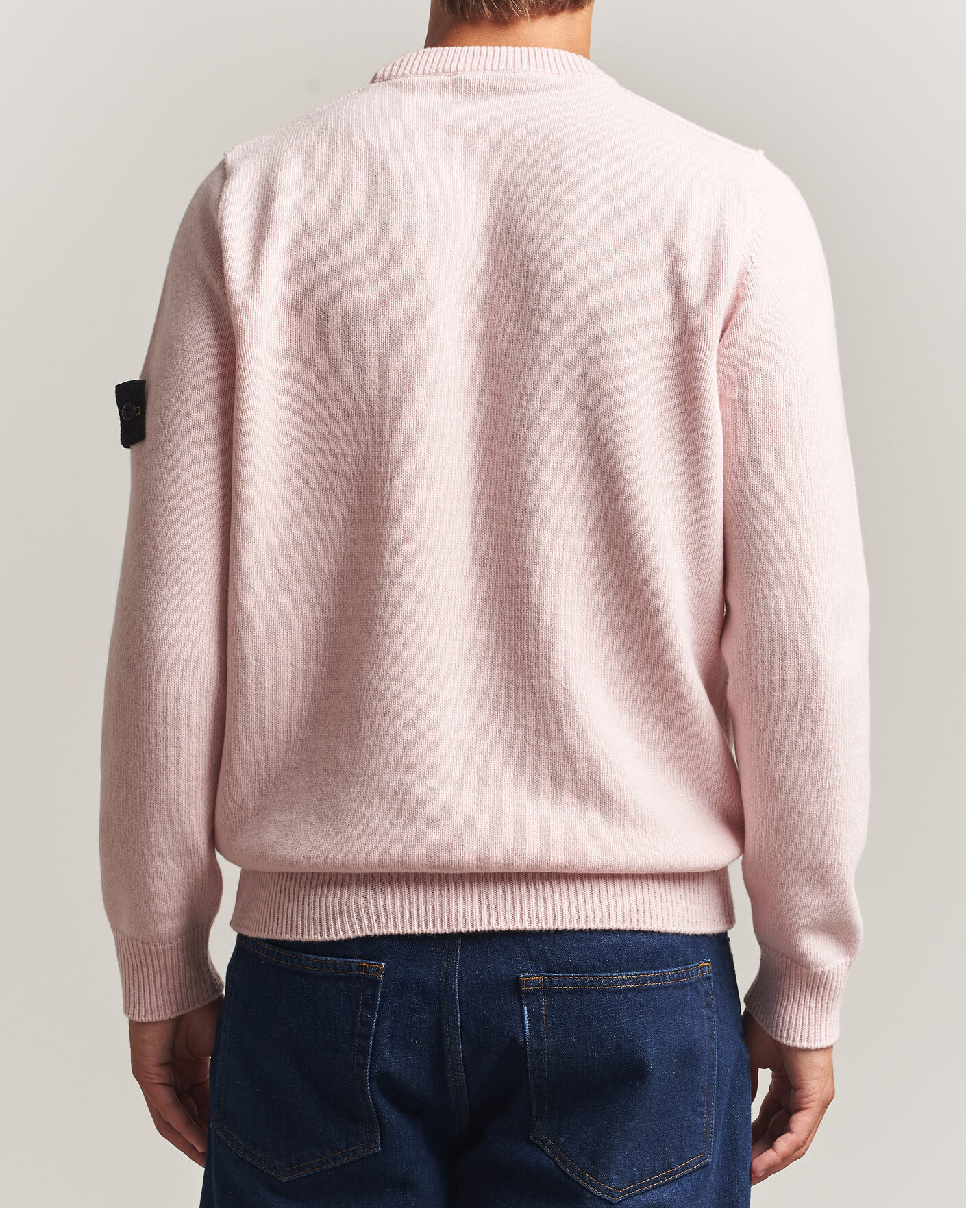 Herre | Gensere | Stone Island | Knitted Lambswool Crew Neck Antique Rose